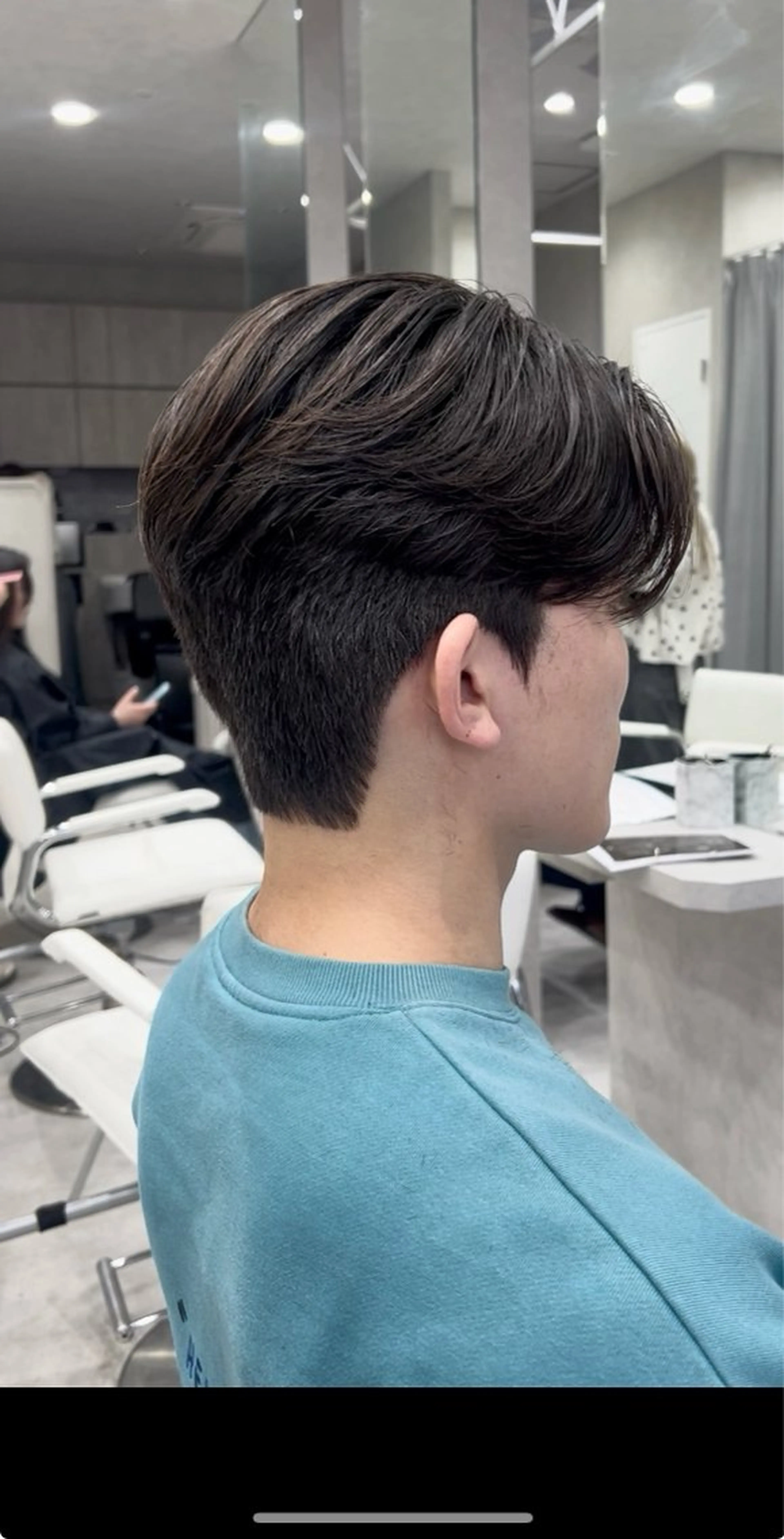 パーマ メンズ カット パーマ 縮毛矯正 毛流れ/メンズパーマ kanata/溝の口のヘアスタイル