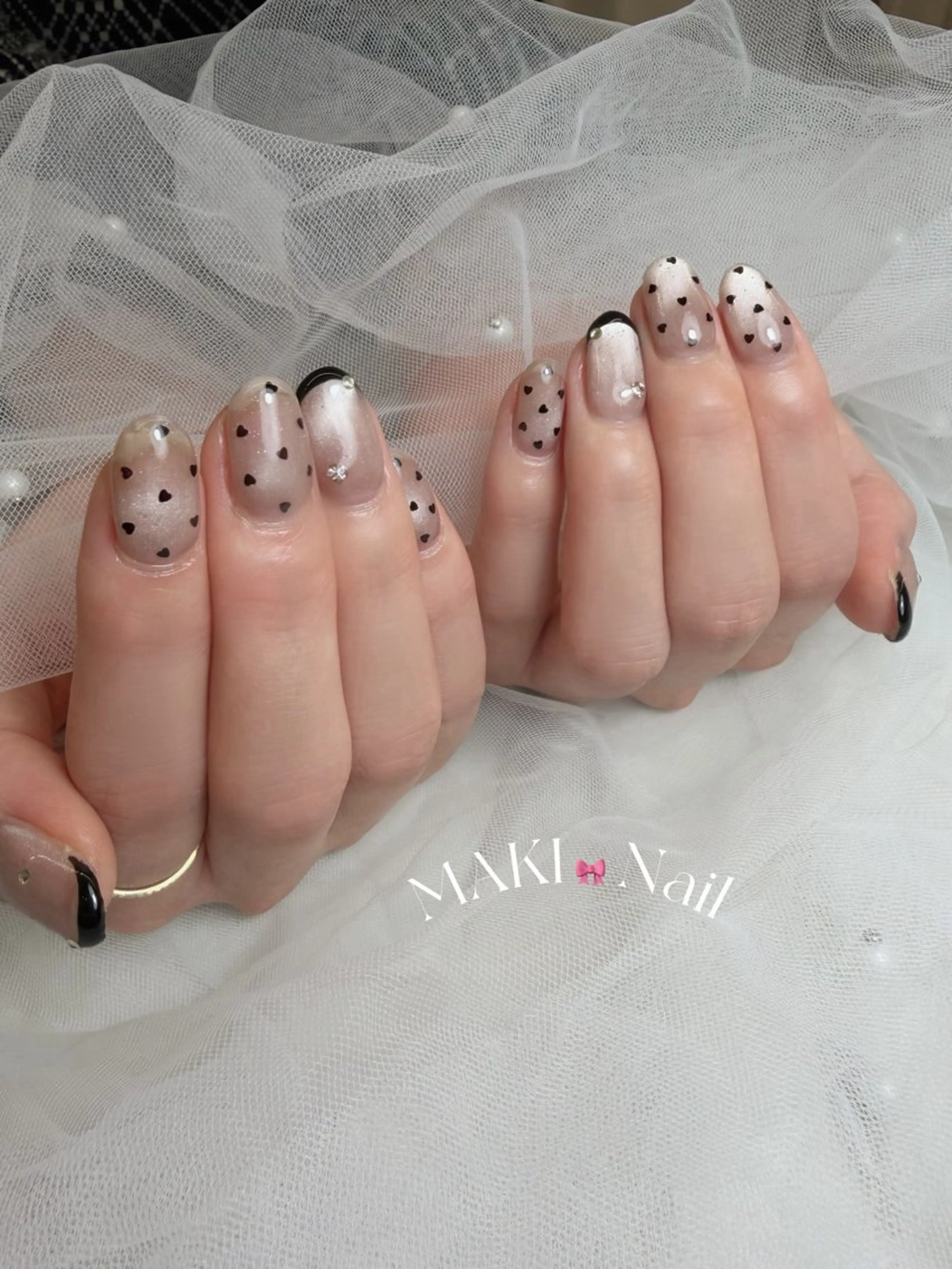 ネイル ショートネイル ハンドネイル MAKI🎀Nail 堺筋本町/心斎橋のネイルデザイン