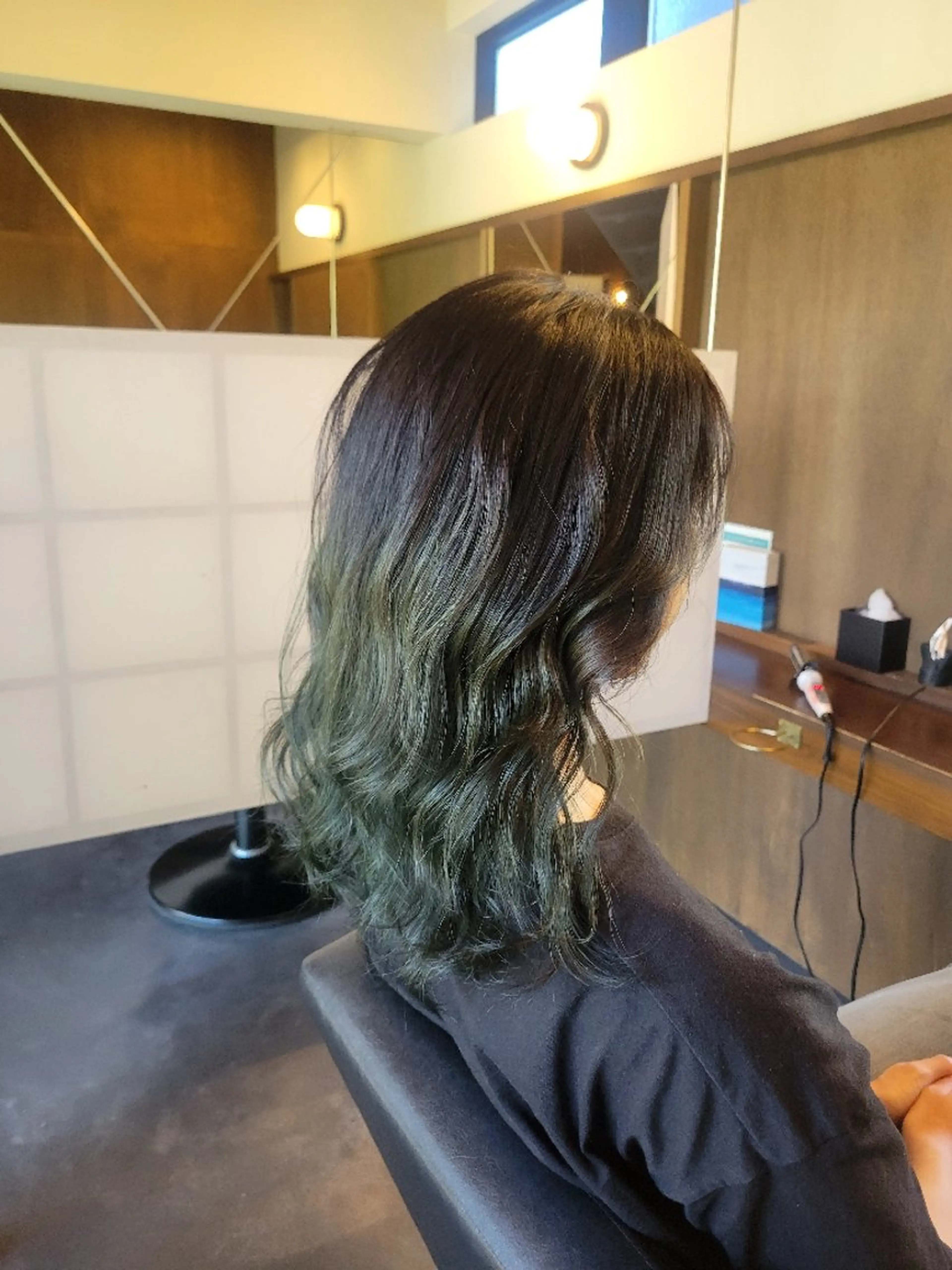 セミロング カット ヘアカラー KAYAMI/透明感 カラー/Aujua✨のヘアスタイル