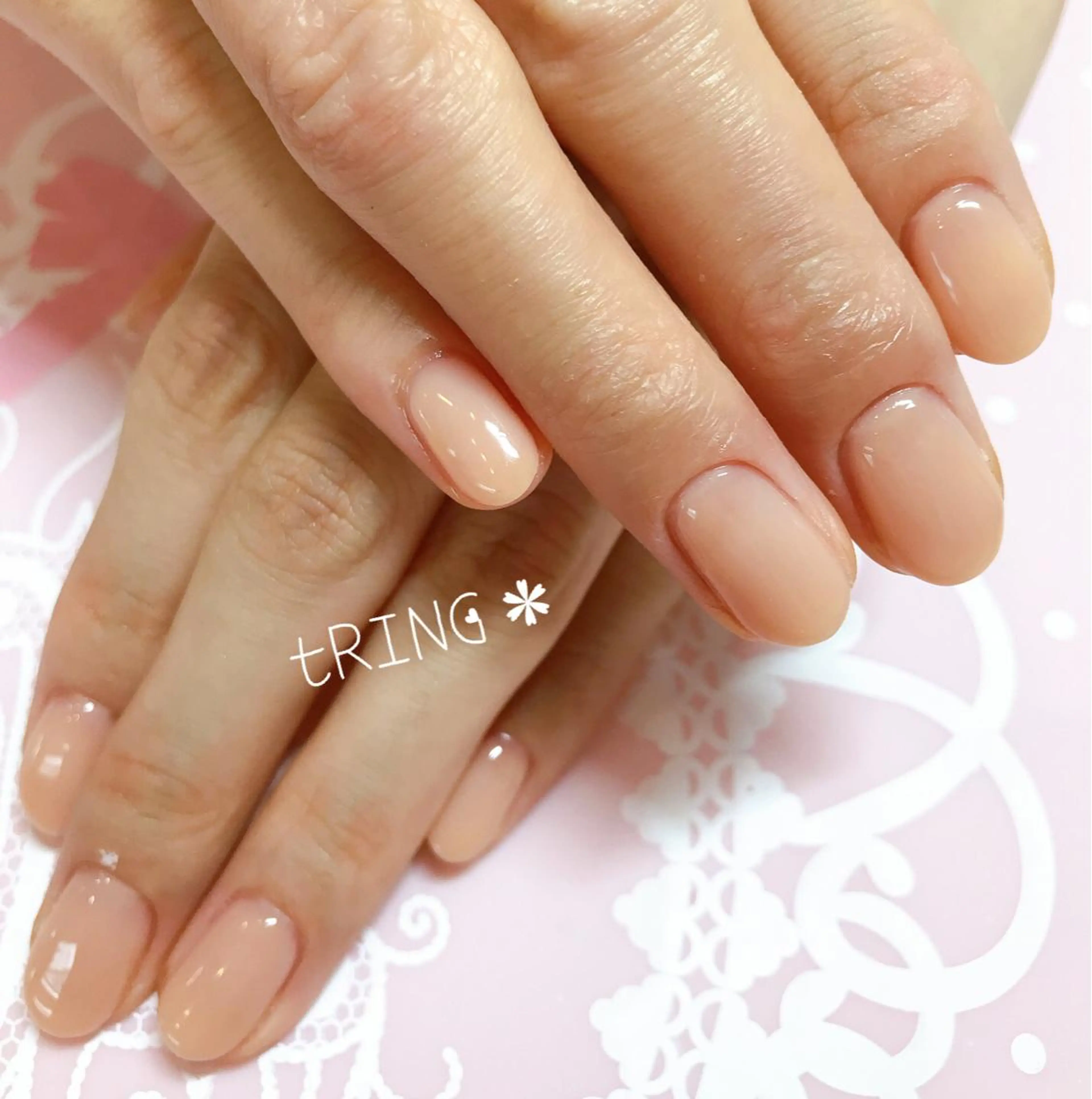 ネイル ハンドネイル tRING＊ しいの木台のネイルデザイン