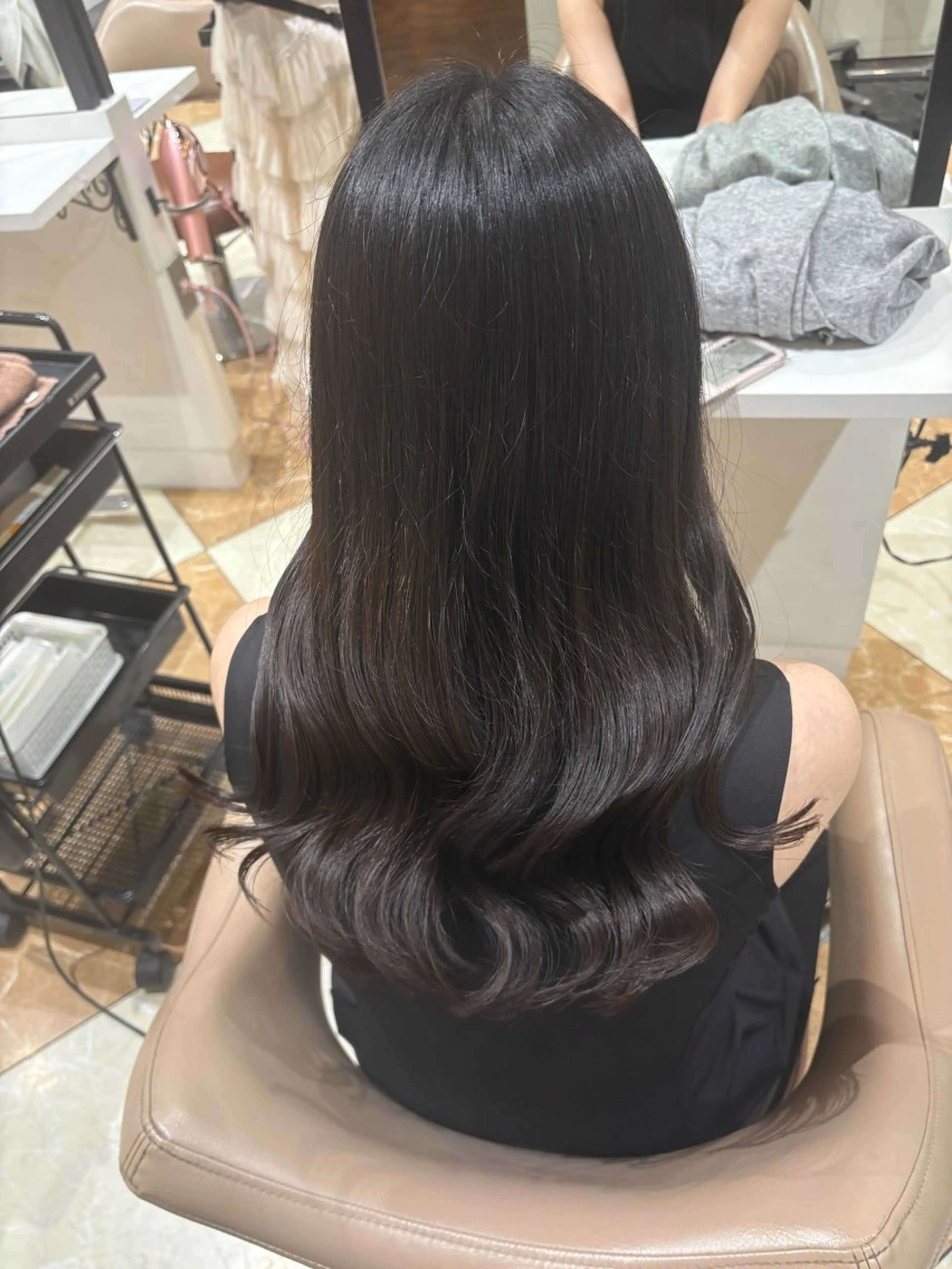 ロング 髪質改善カラー なーこ💖🌈のヘアスタイル