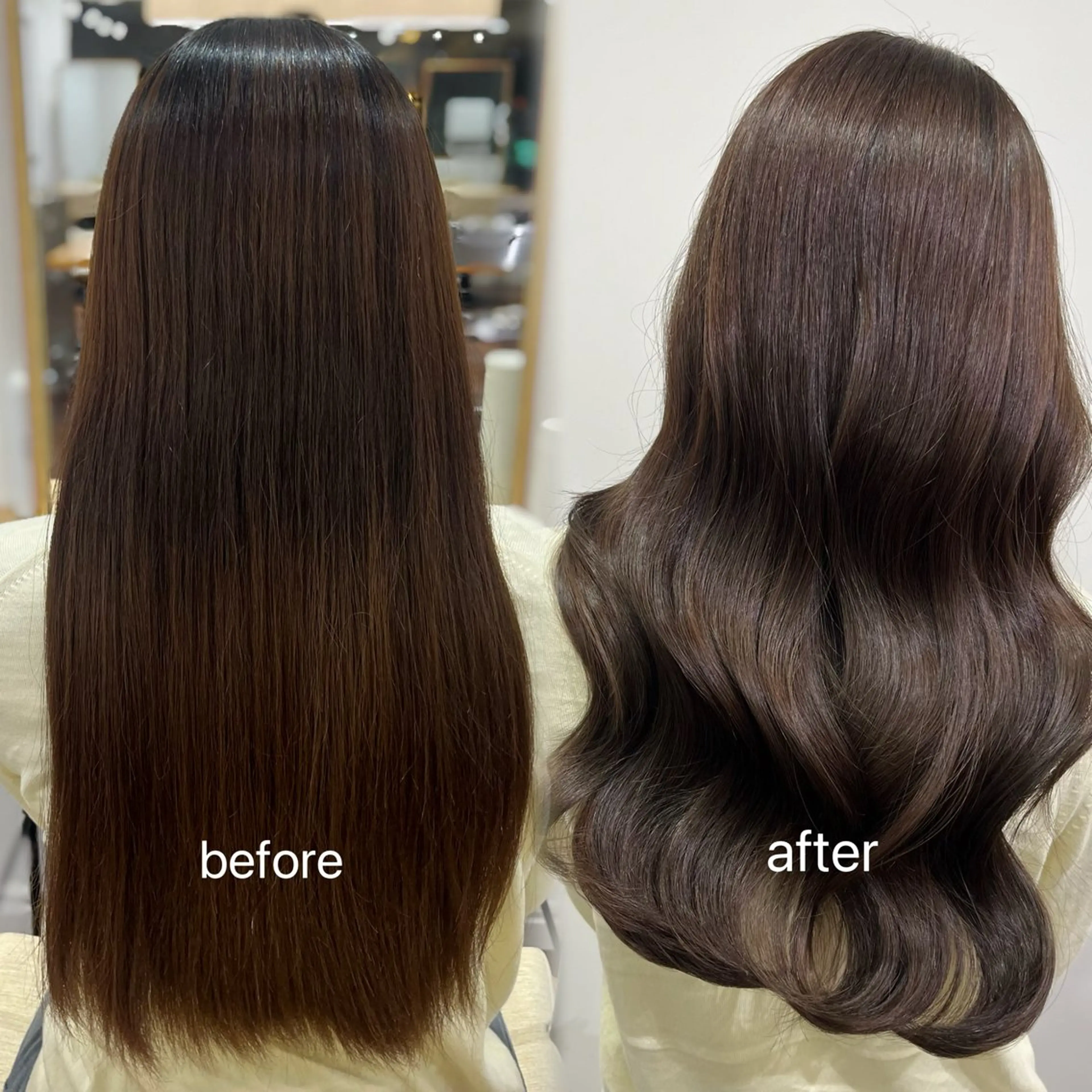 ロング カラー ブラウンカラー ヘアカラー 🎀仙台/艶カラー /暖色/ありさ🎀のヘアスタイル
