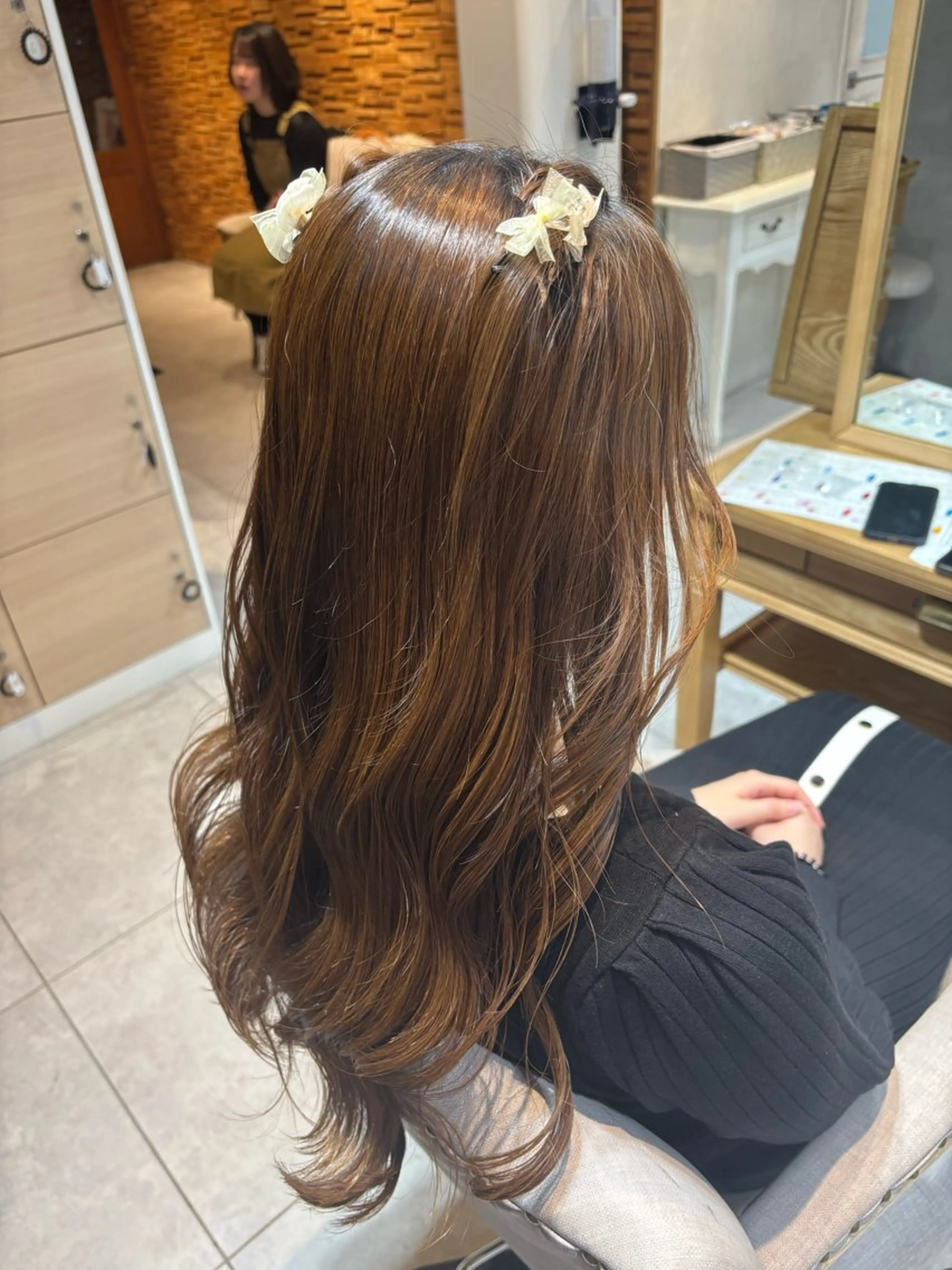 ロング ヘアセット 酒井 彩希のヘアスタイル