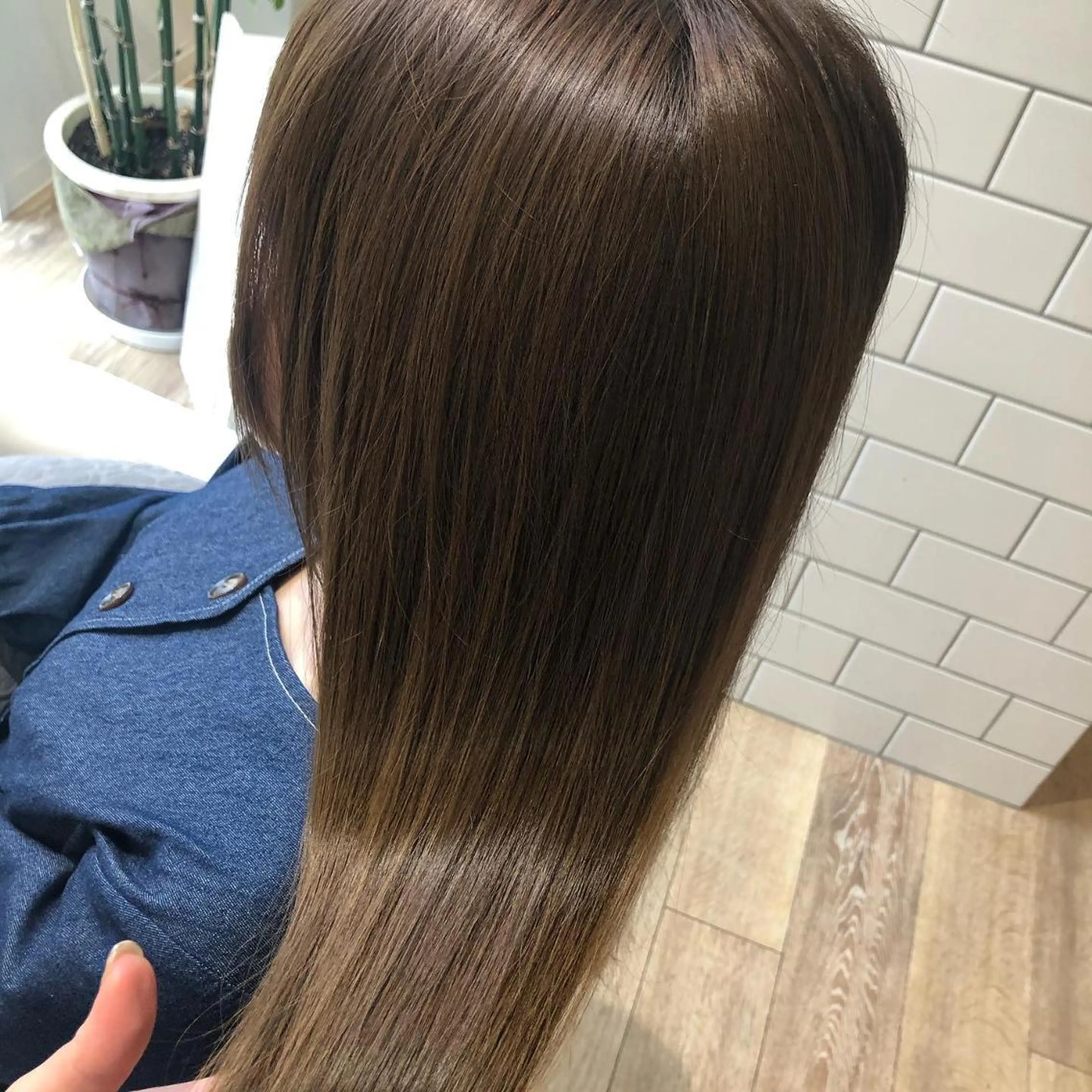 セミロング カラー ヘアアレンジ 髪質改善 トリートメント カット ヘアカラー 縮毛矯正 トリートメント ✨🌿大人可愛い愛さ れhair🌿✨松本のヘアスタイル