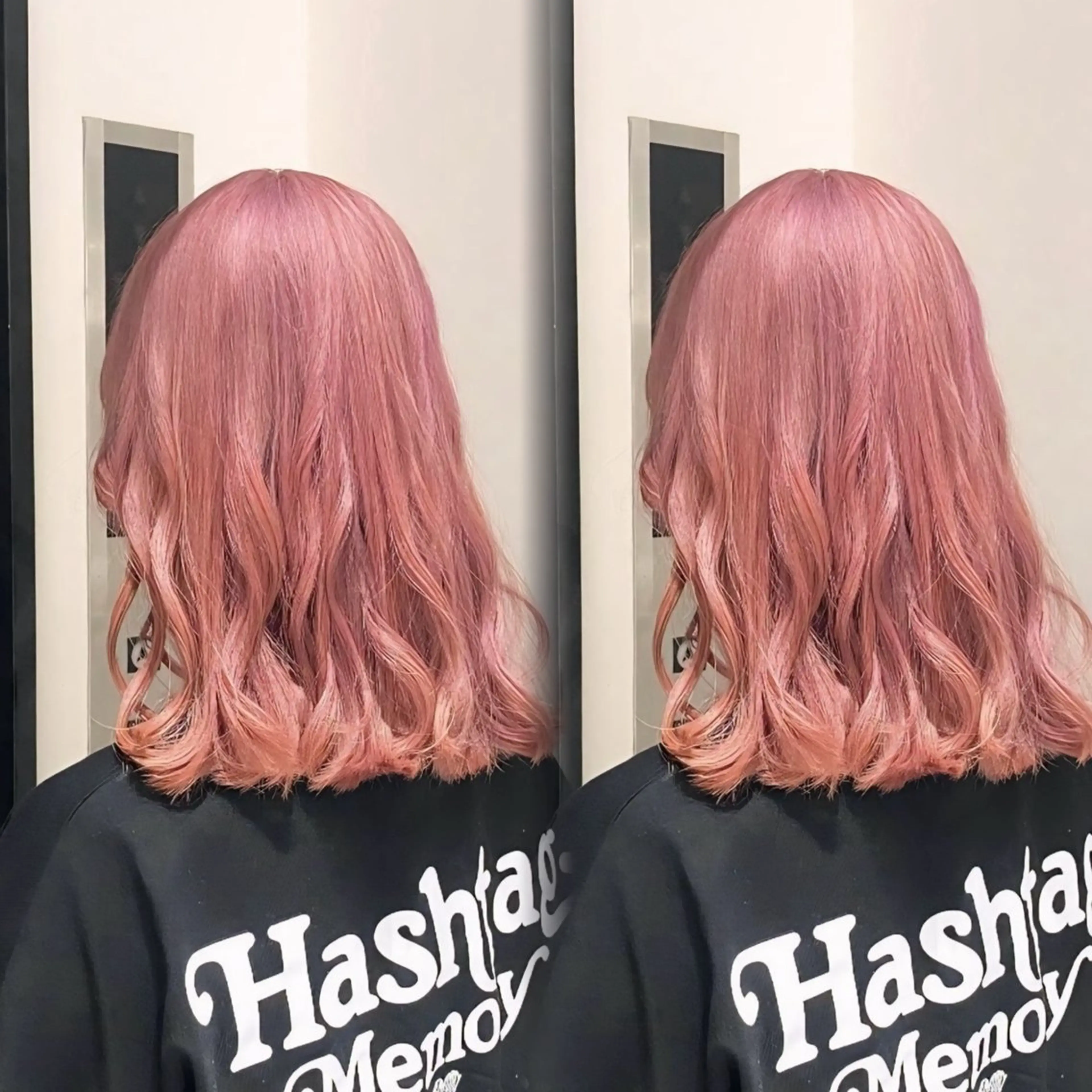 カラー ブリーチ ピンクカラー 梅田ハイトーンカラー / ibuのヘアスタイル