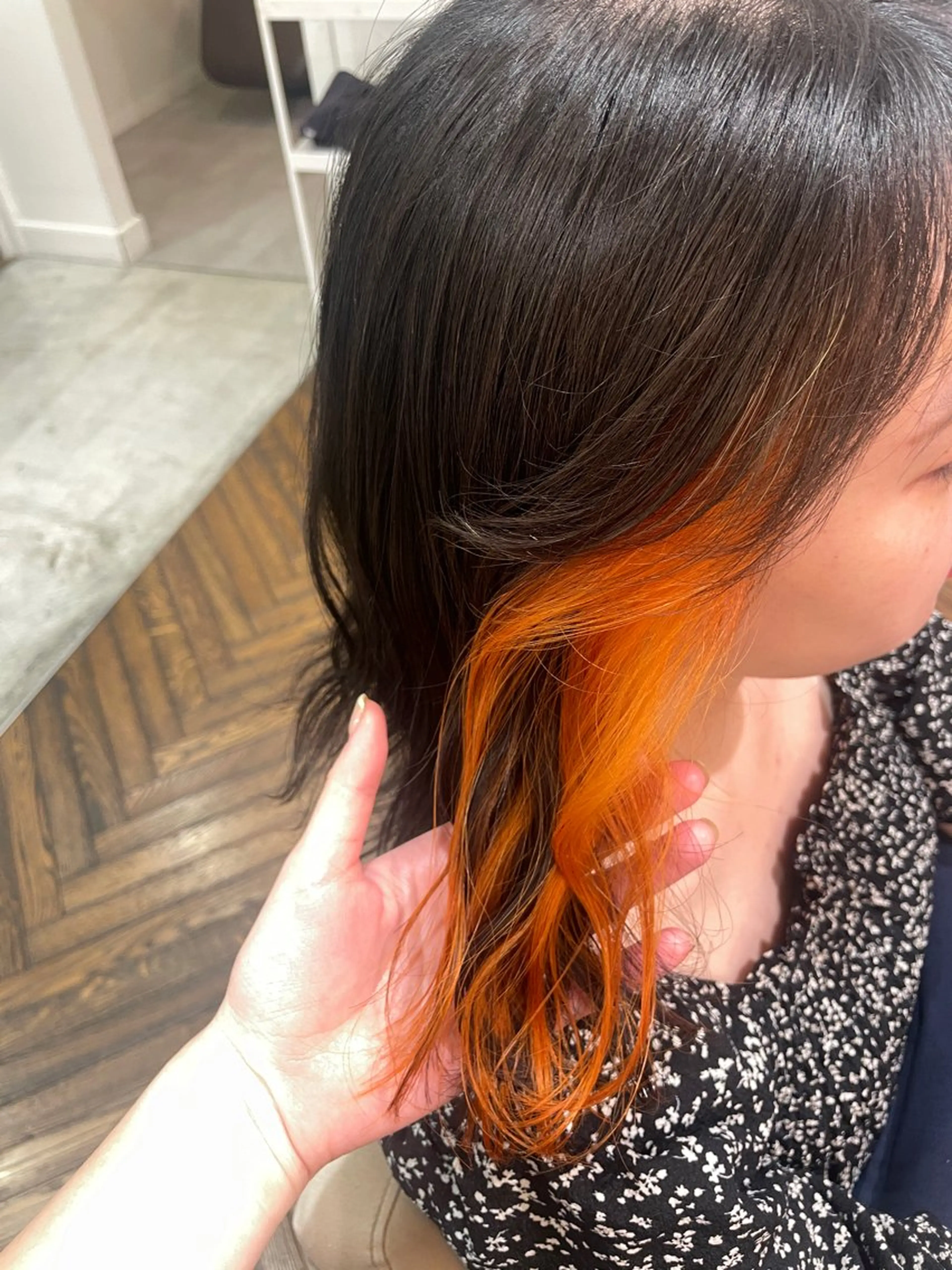 ミディアム 韓国レイヤー/透明感 カラー/Harukiのヘアスタイル