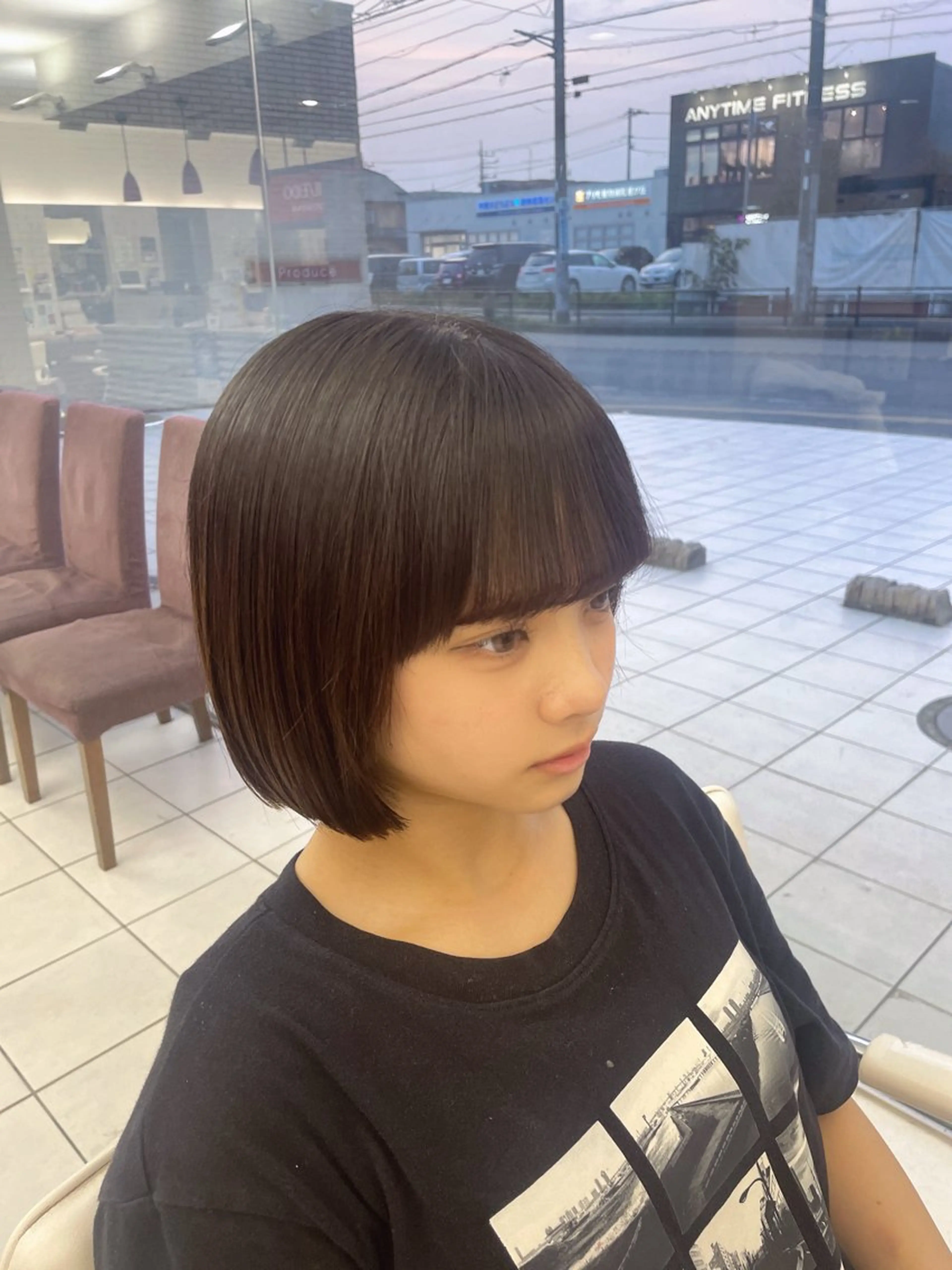 ミディアム ボブ カット ダブルカラー/艶髪 🪽minoriのヘアスタイル