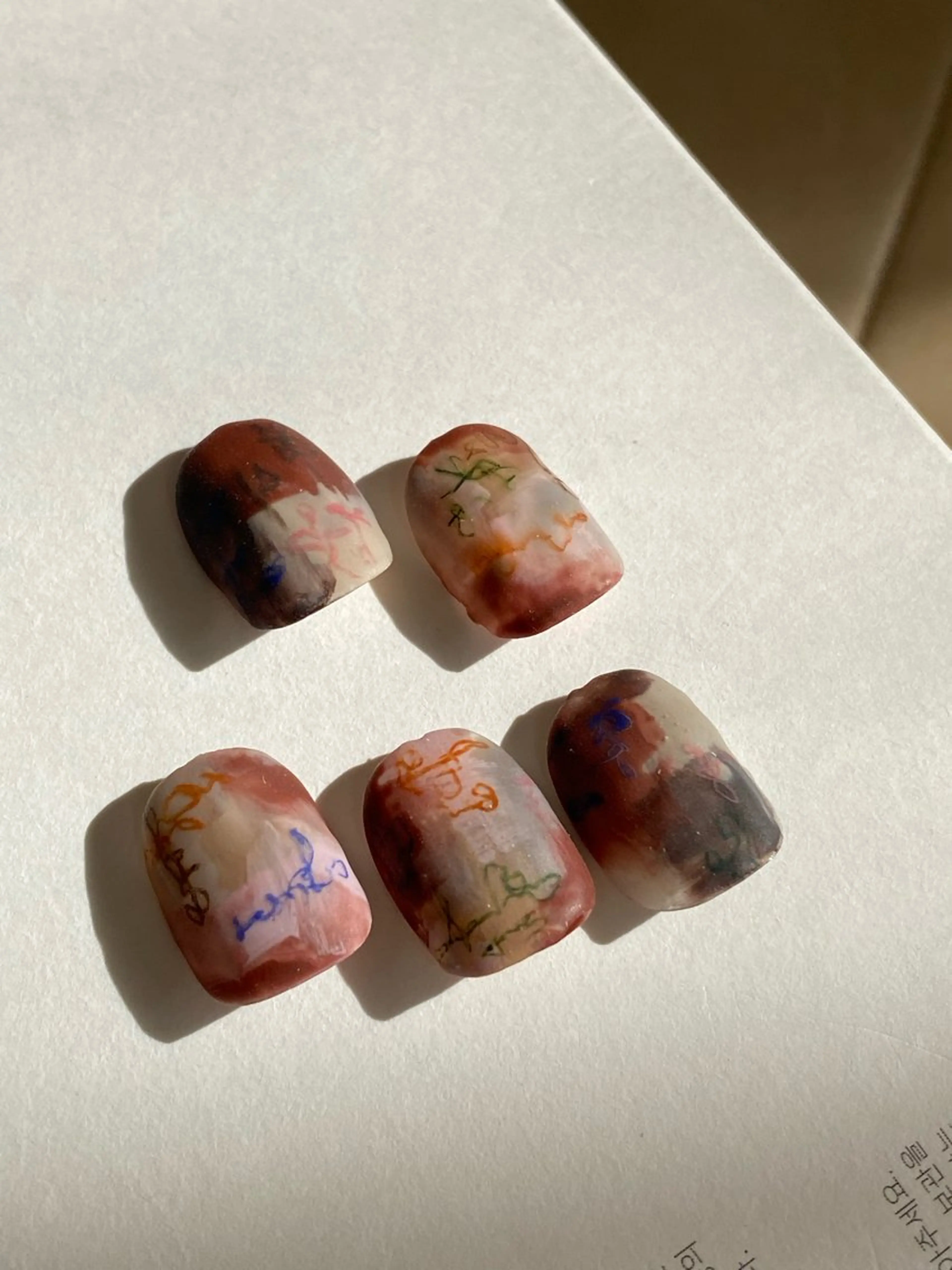 ネイル ジェルネイル マグネットネイル 持ち込み ニュアンスネイル ワンカラーネイル ハンドネイル 草加ニュアンスネイル 🌚hersのネイルデザイン