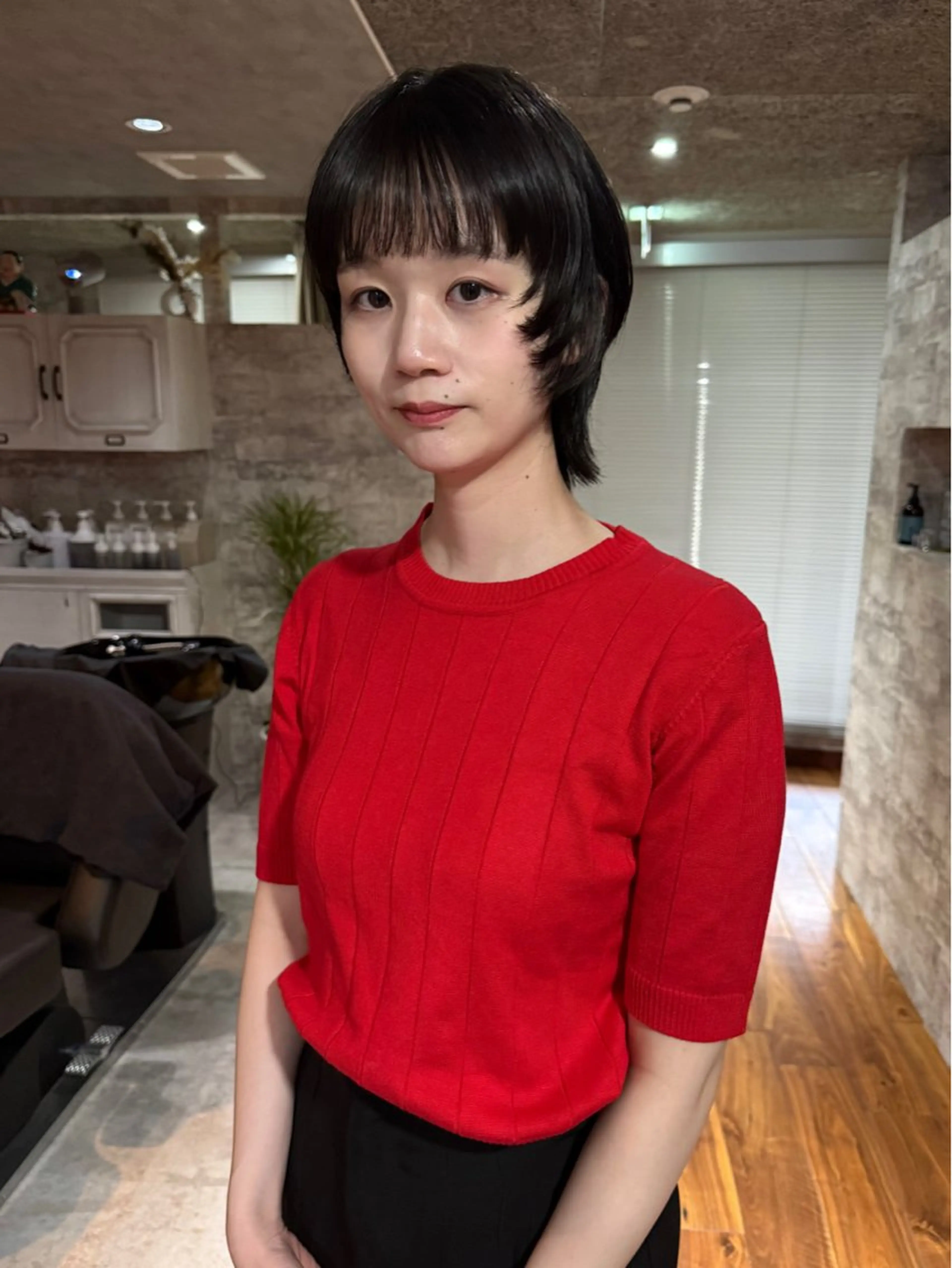 ショート カラー ボブ カット ヘアカラー トリートメント mai / linoah˚✧のヘアスタイル