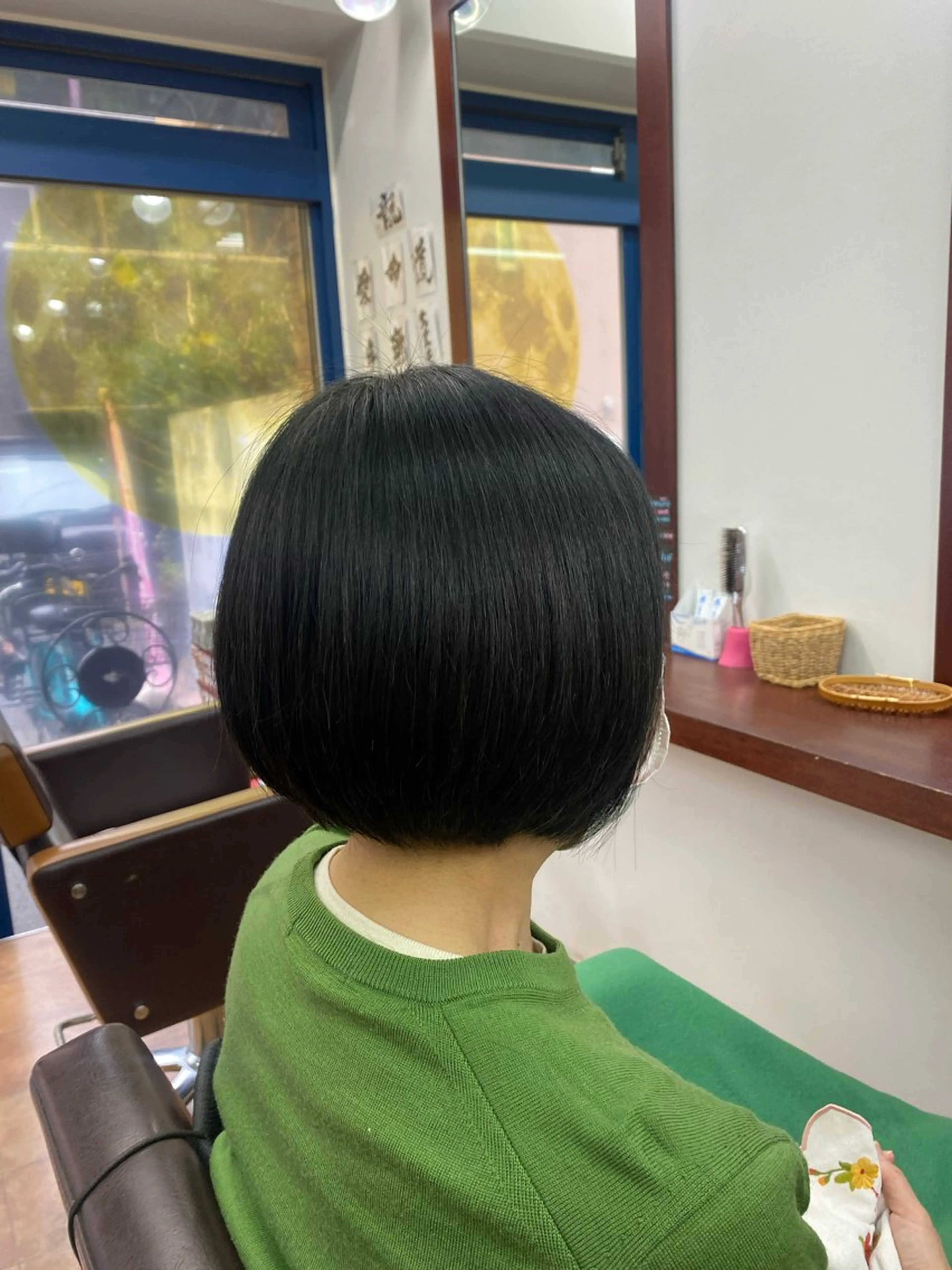 ショート ボブ 染谷 れなのヘアスタイル