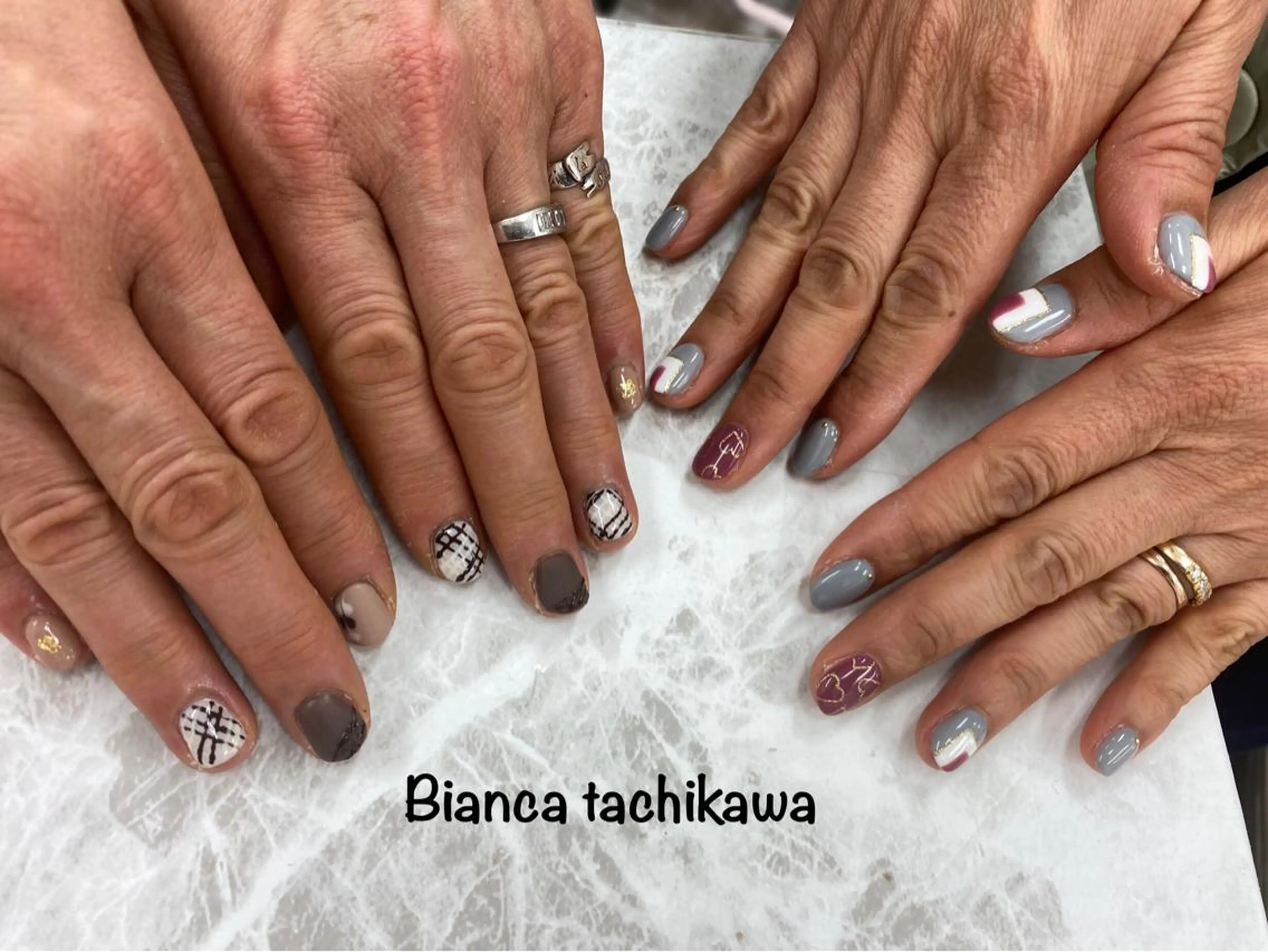 ネイル Bianca 立川店 小川のネイルデザイン