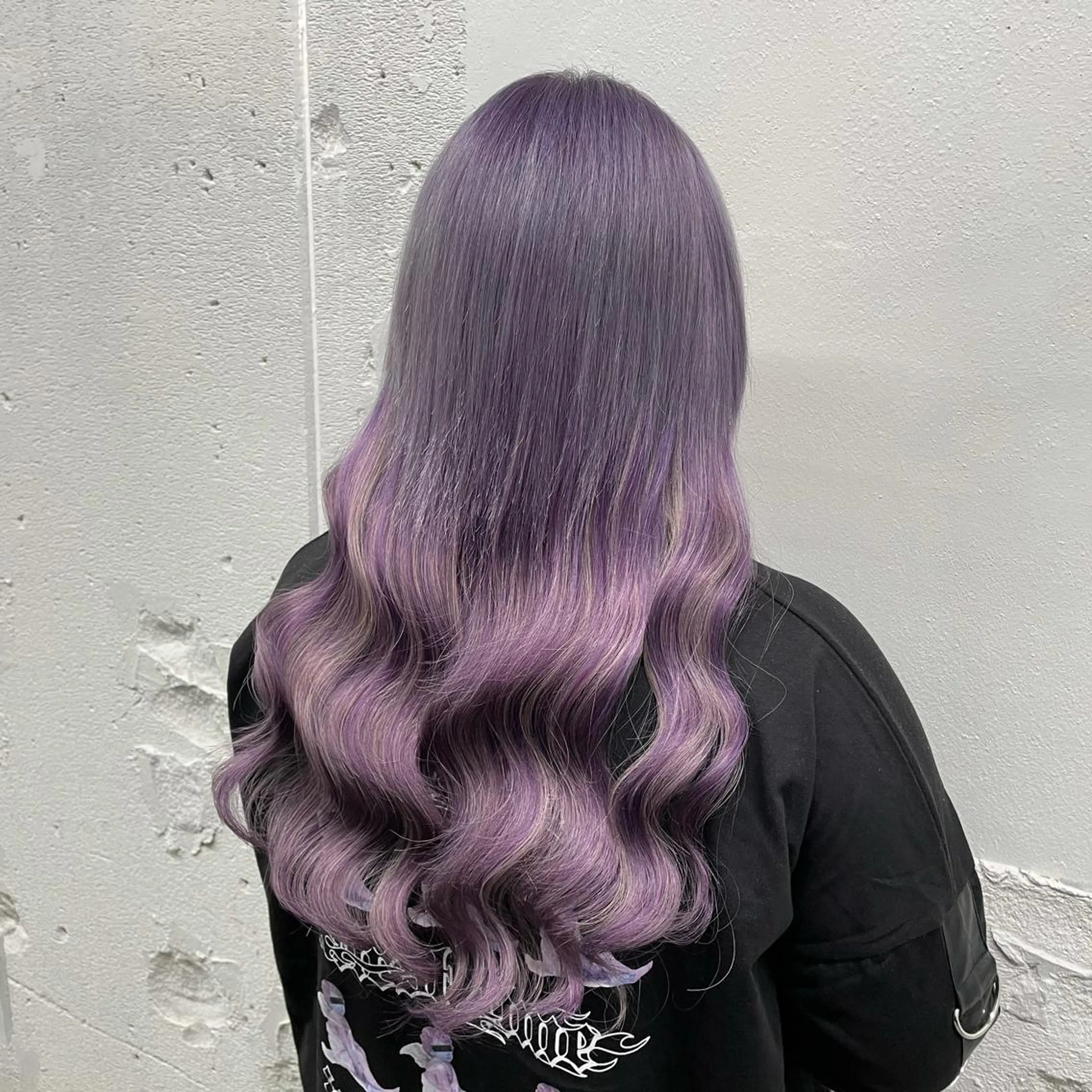 ロング カラー シールエクステ バレイヤージュ ミストバング ダブルカラー  フェイスフレーミング ヘアカラー エクステ 🧡艶髪ちゅるん髪 🫧🧡YUKI❄️のヘアスタイル