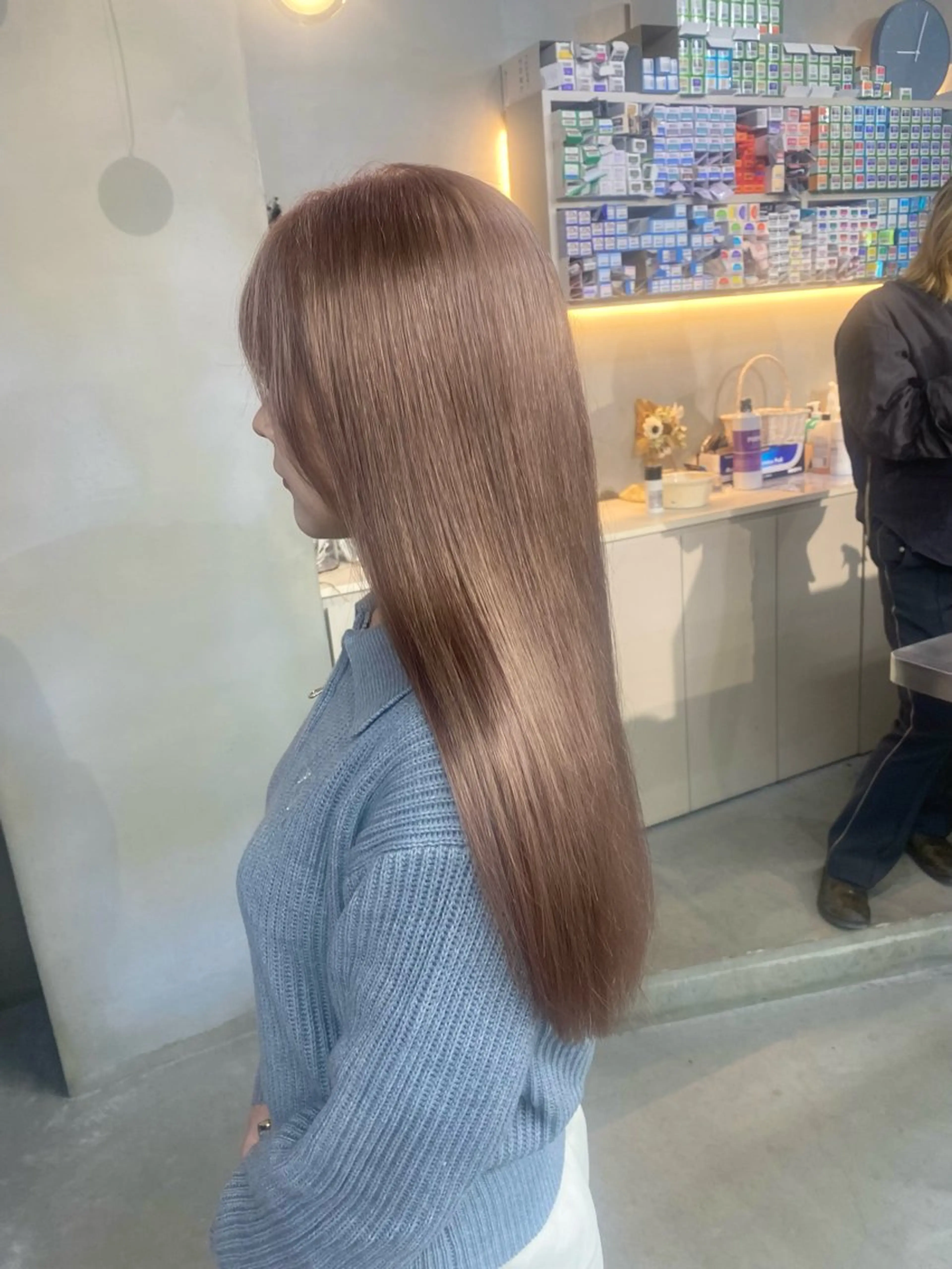 ロング カラー ヘアカラー 前橋 姫奈のヘアスタイル
