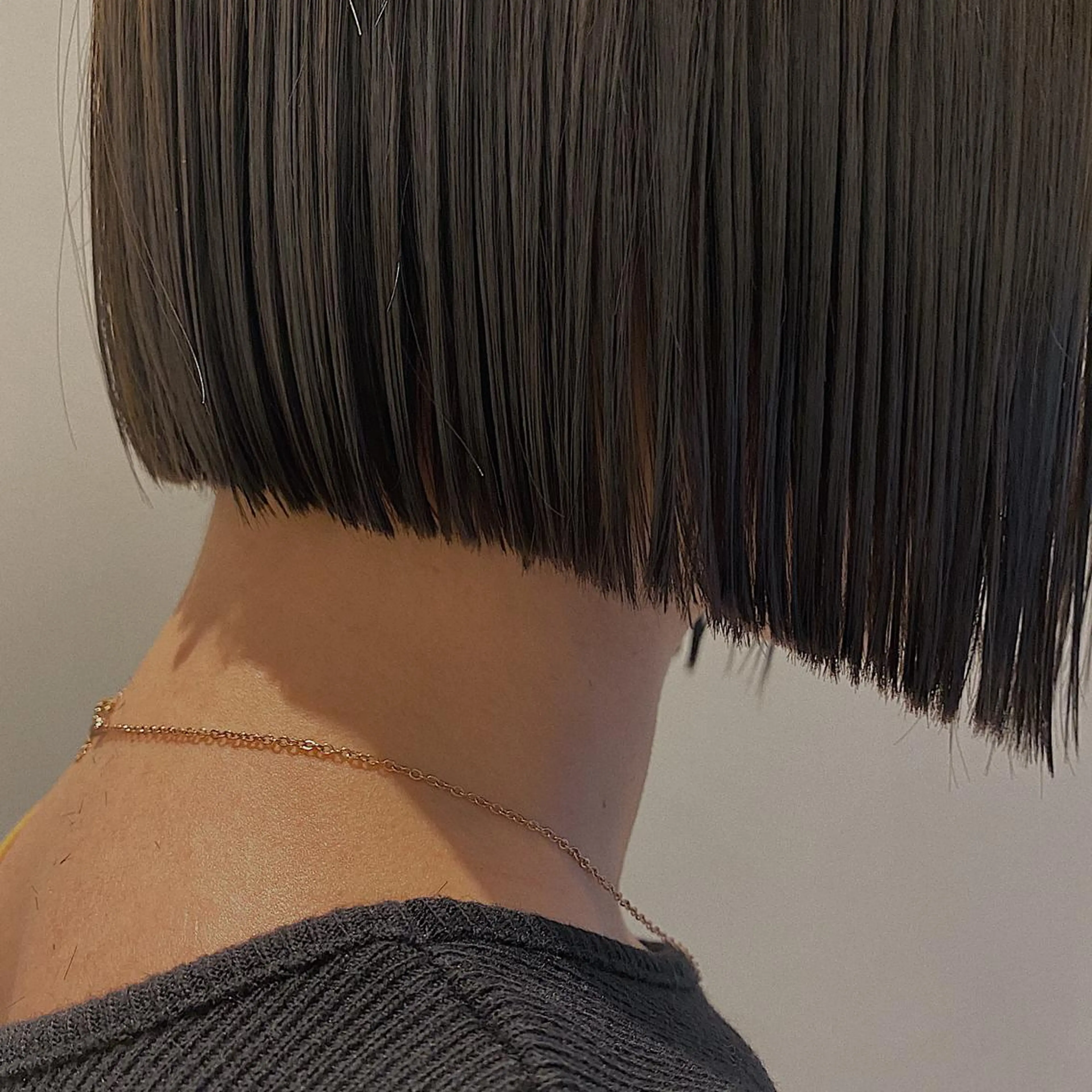 ショート ヘアアレンジ 切りっぱなしボブ ボブ fifth JINGUMAE所属・波巻きスパイラルパー マ/シャドウパーマ駿のヘアスタイル