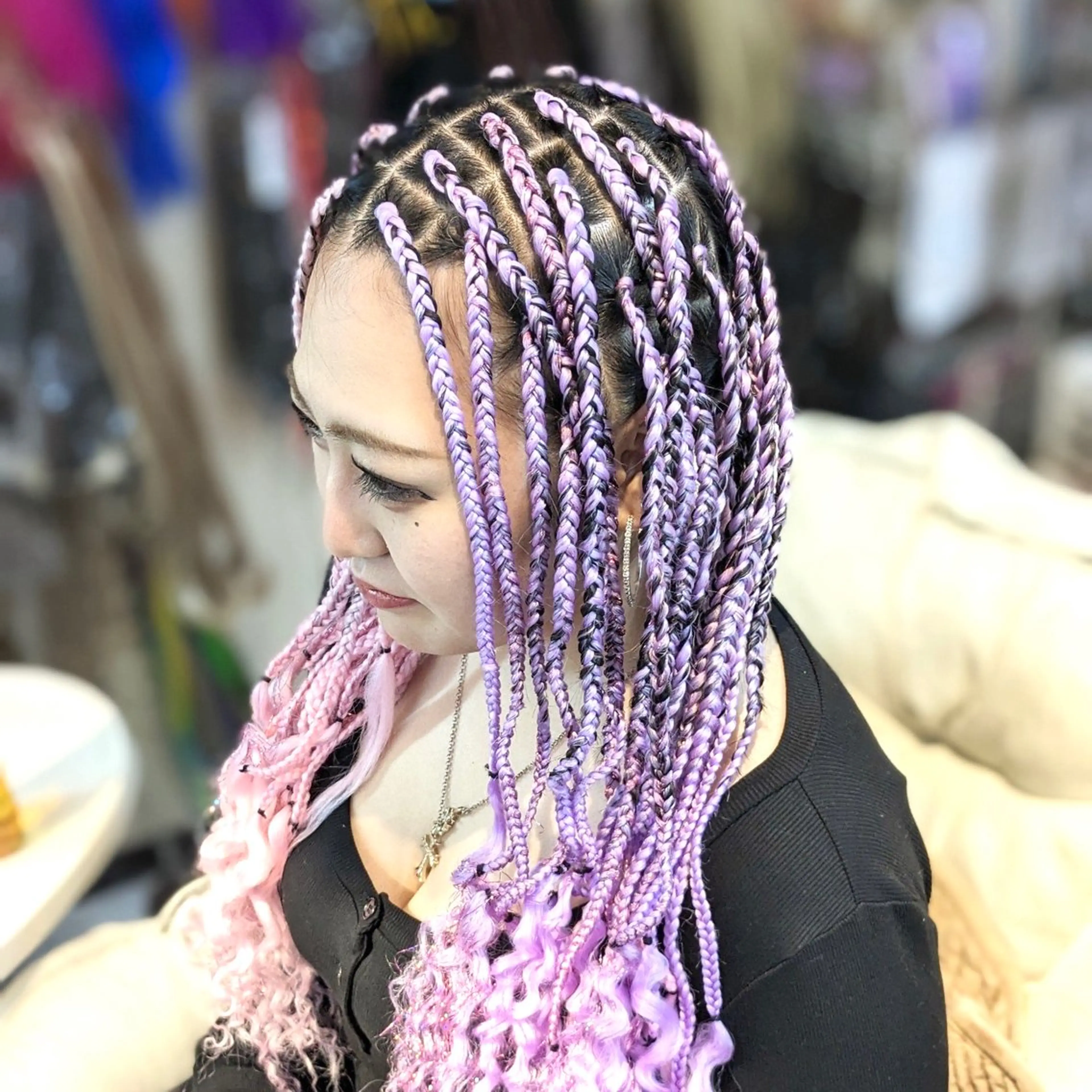 ロング ロング エクステ 髪に魔法をかける🪄 💖💫編み込みヘアのヘアスタイル