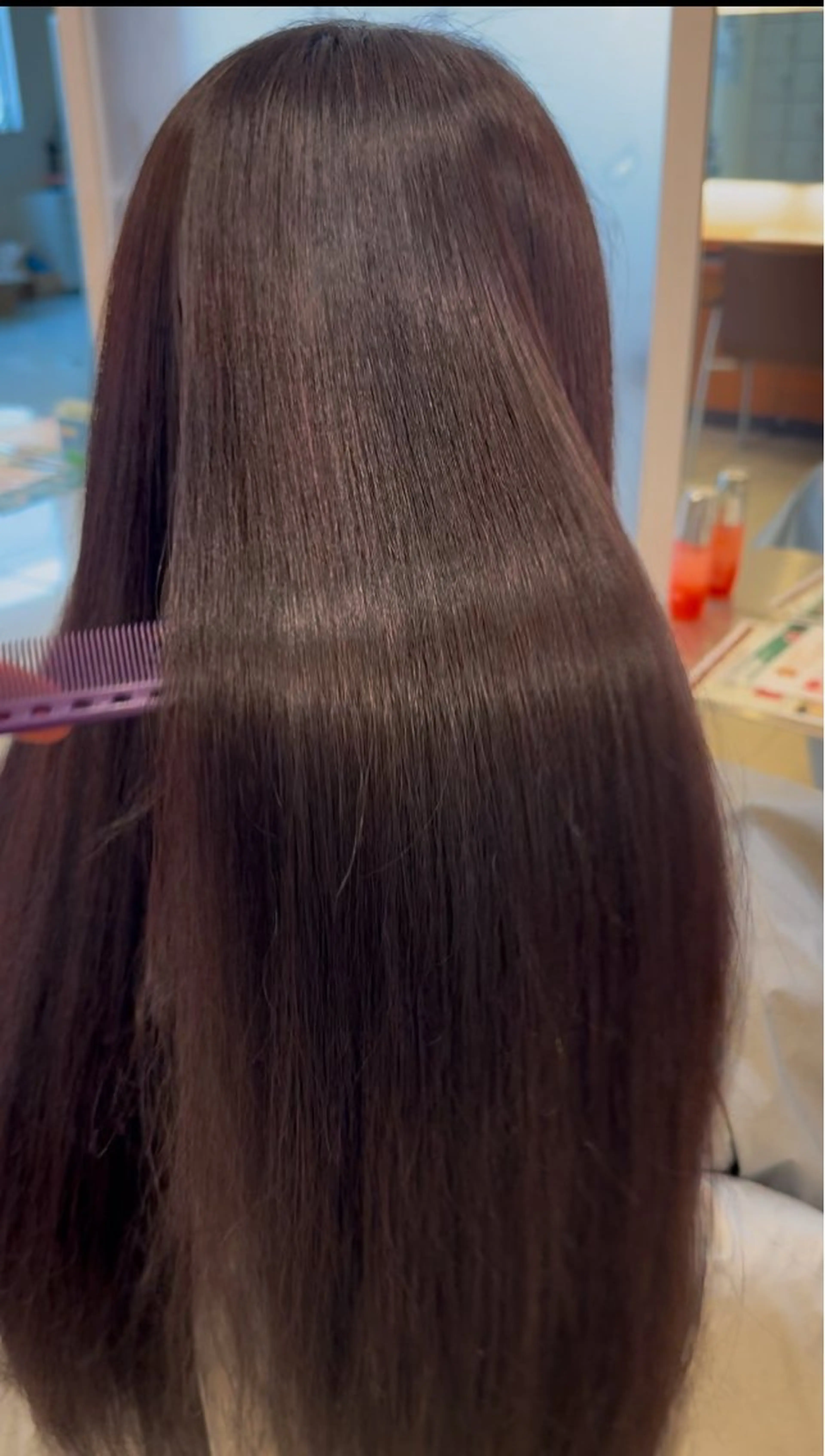 ロング 縮毛矯正 🎈カラーエステ 🎈通事  啓人のヘアスタイル