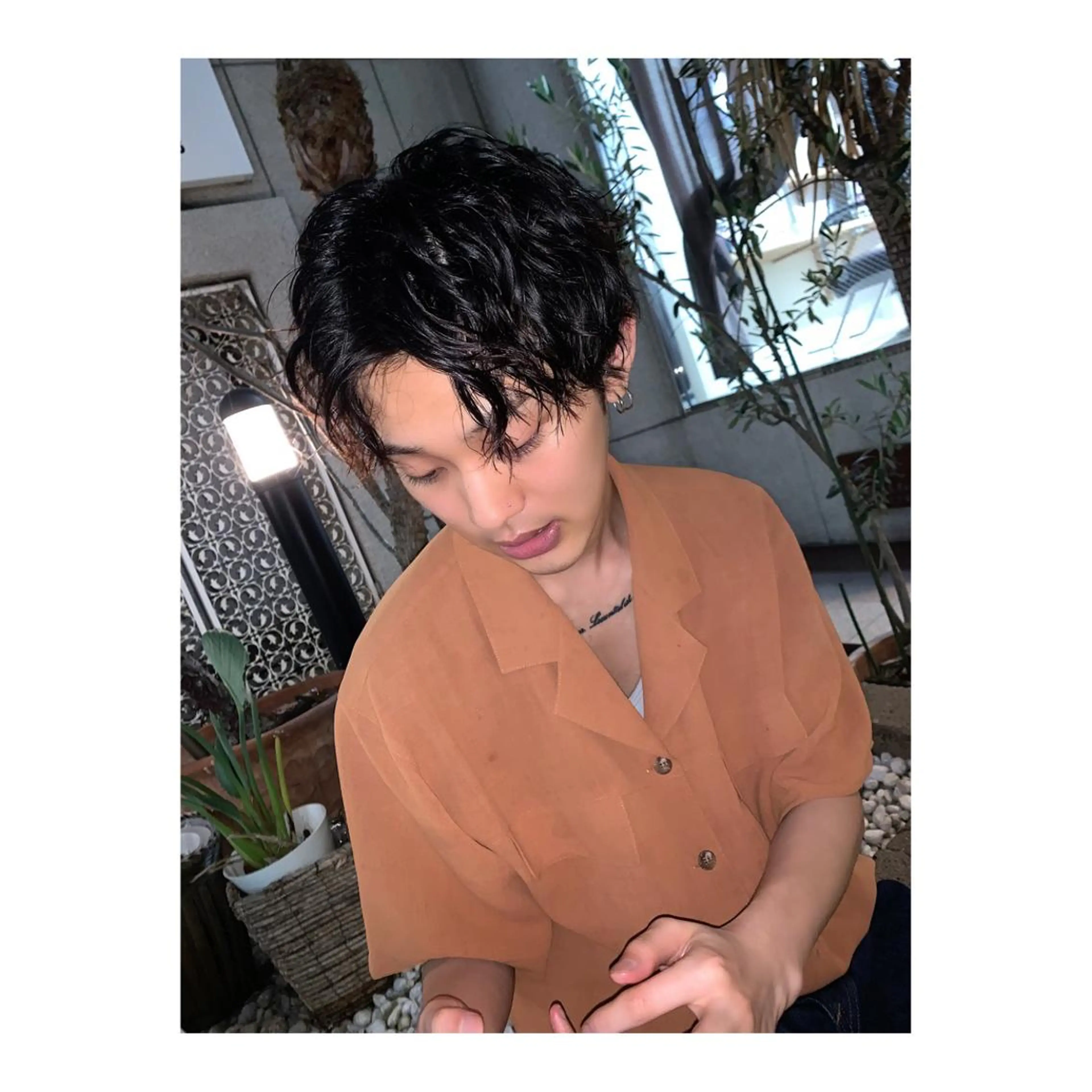 ショート パーマ メンズ ange☞ soutaのヘアスタイル