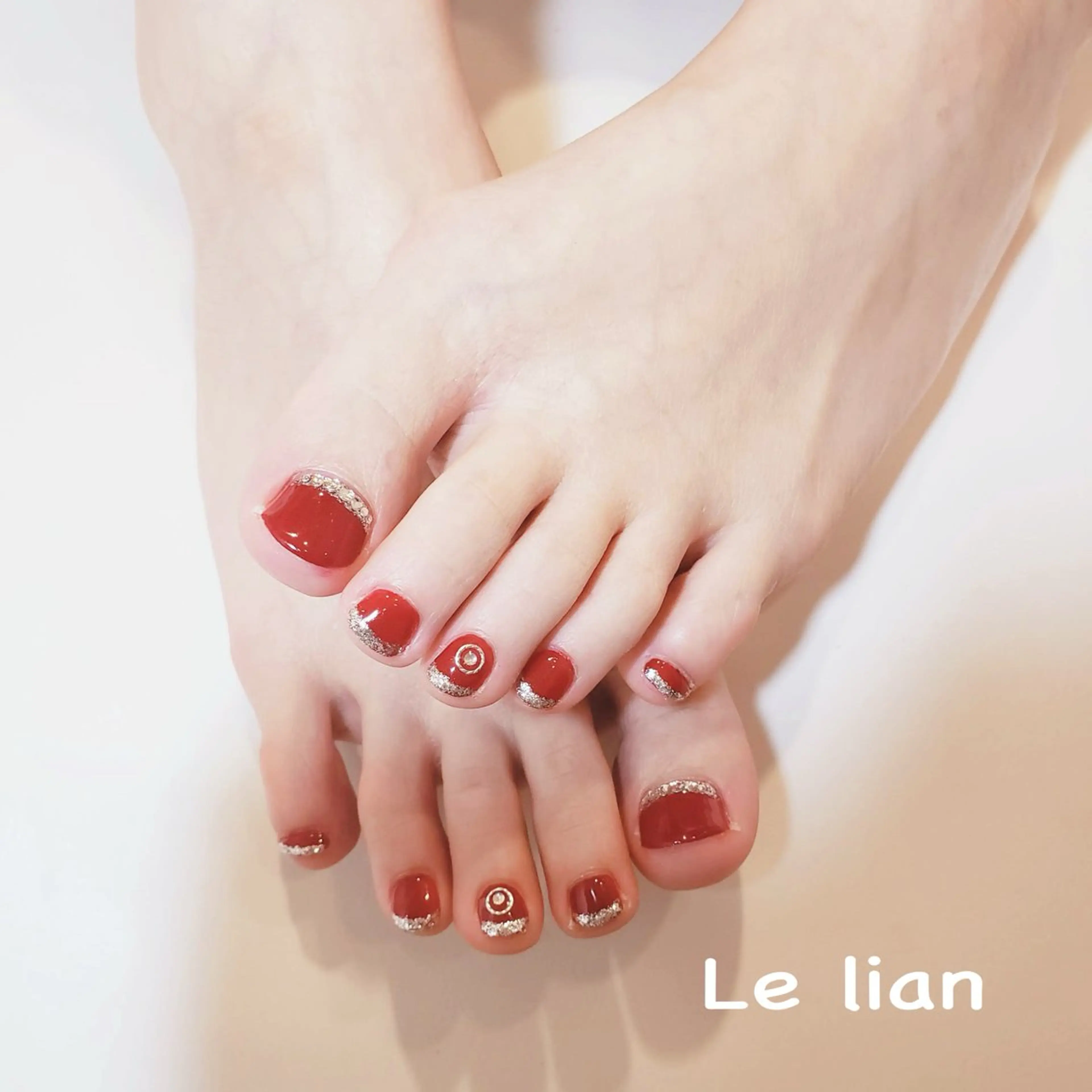 ネイル ストーンネイル Le lianのネイルデザイン