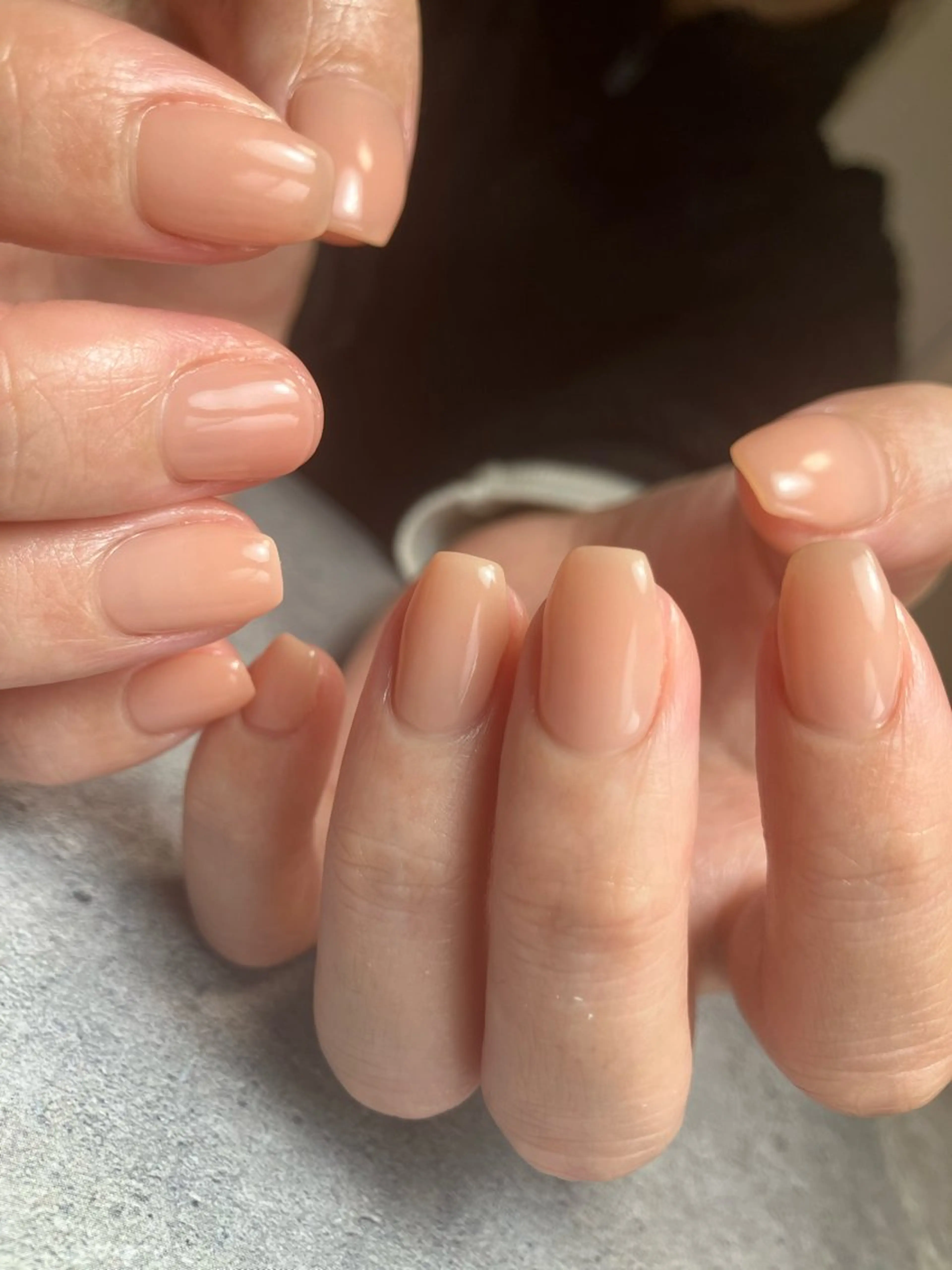 ネイル ワンカラーネイル ピンク ピンクベージュ SUNNY NOEMIのネイルデザイン