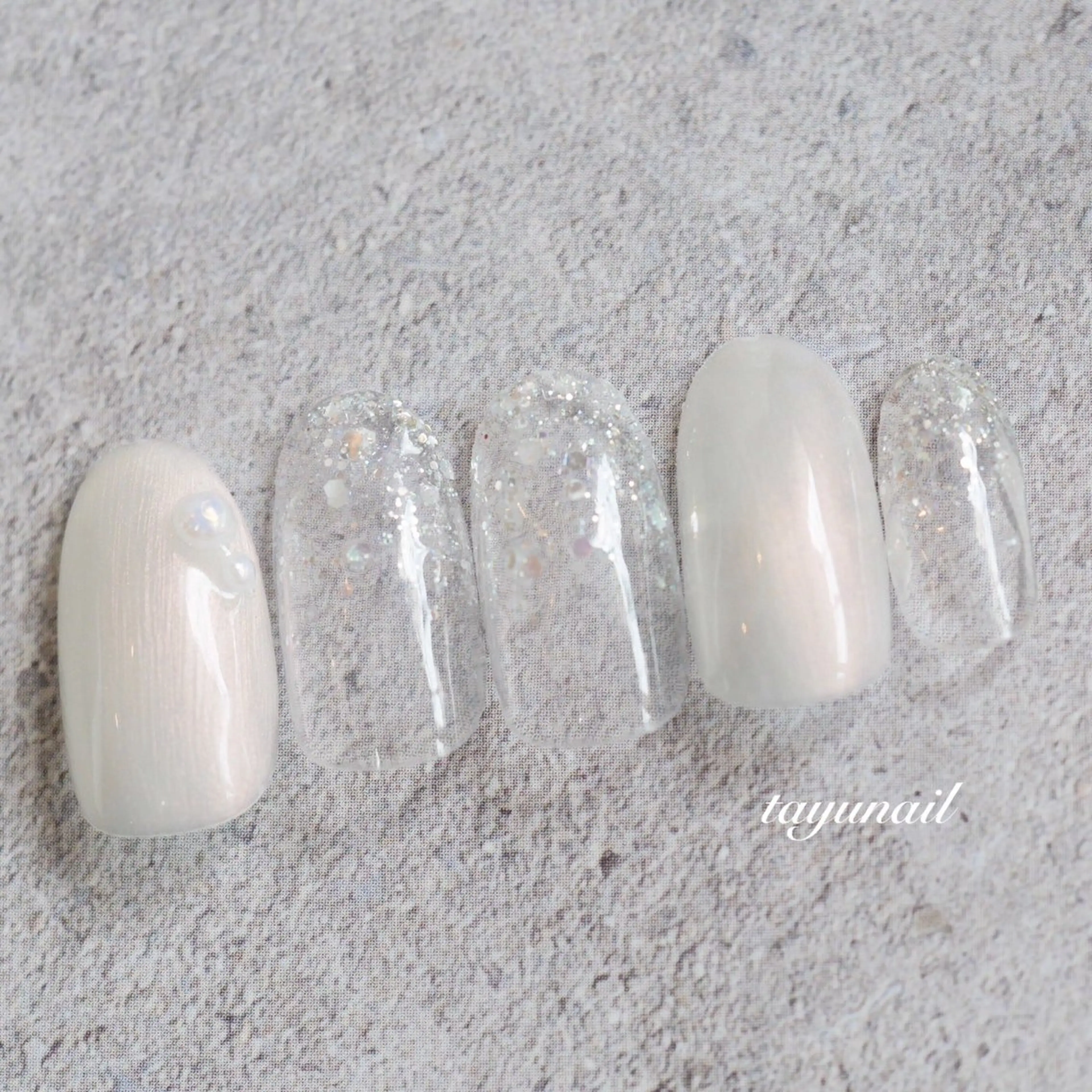 ネイル アートネイル ジェルネイル パラジェル シンプルネイル ハンドネイル ネイルサロン 【たゆnail】のネイルデザイン