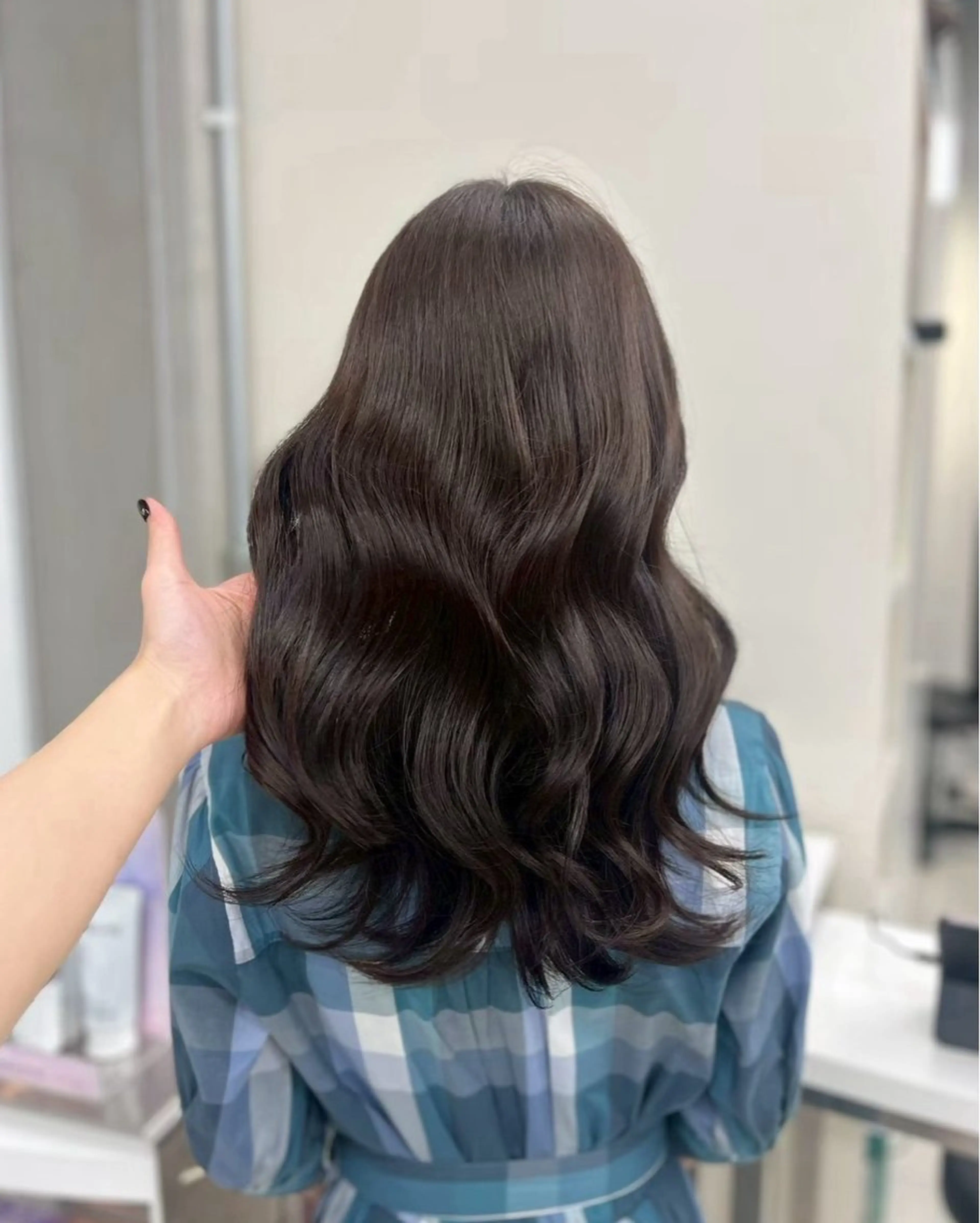 ロング カラー 透明感カラー 無料ワンカラーモデル 🩷ALIVE 七海のヘアスタイル