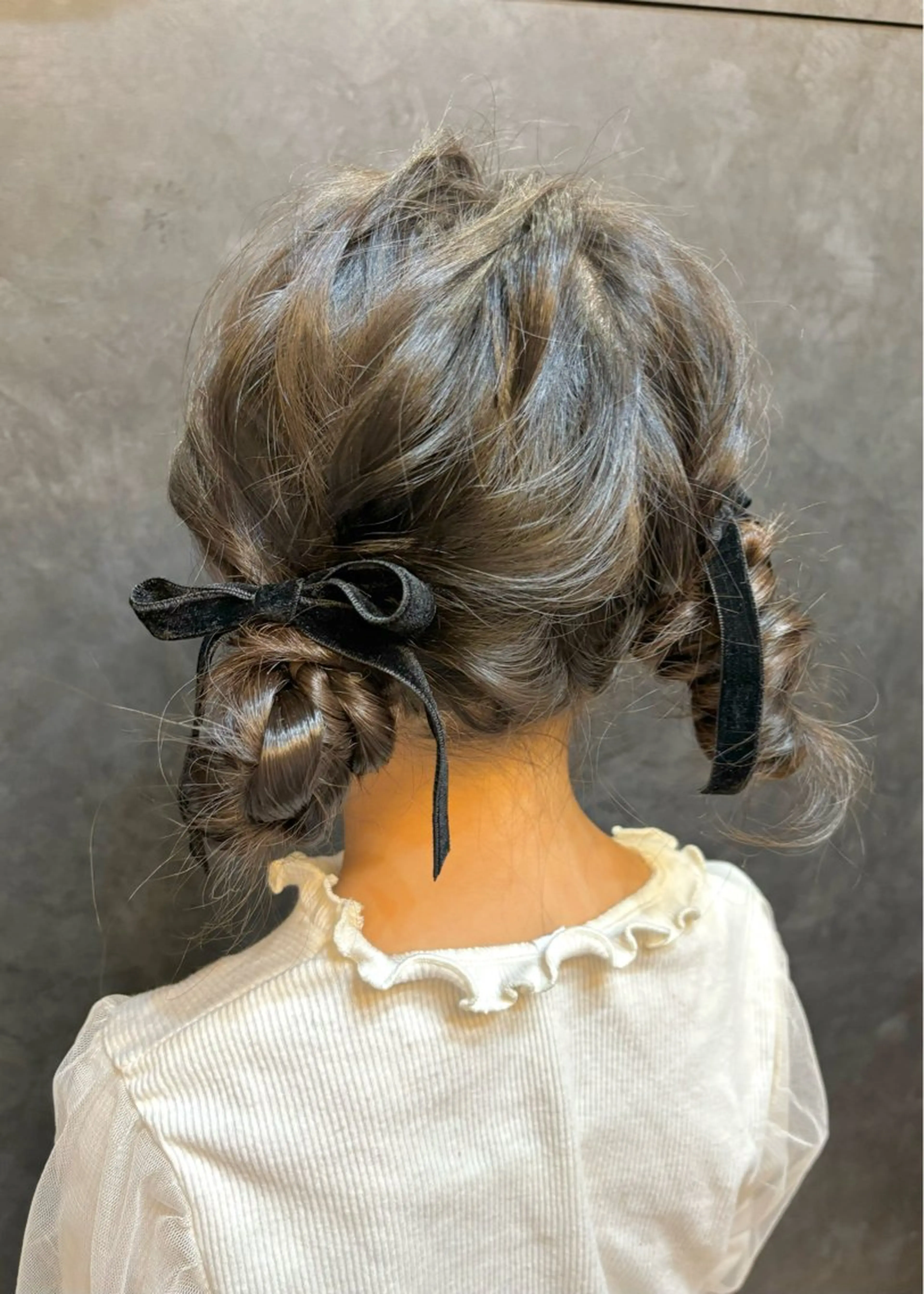 ヘアアレンジ ツインテール . puo-duのマツエク・マツパデザイン