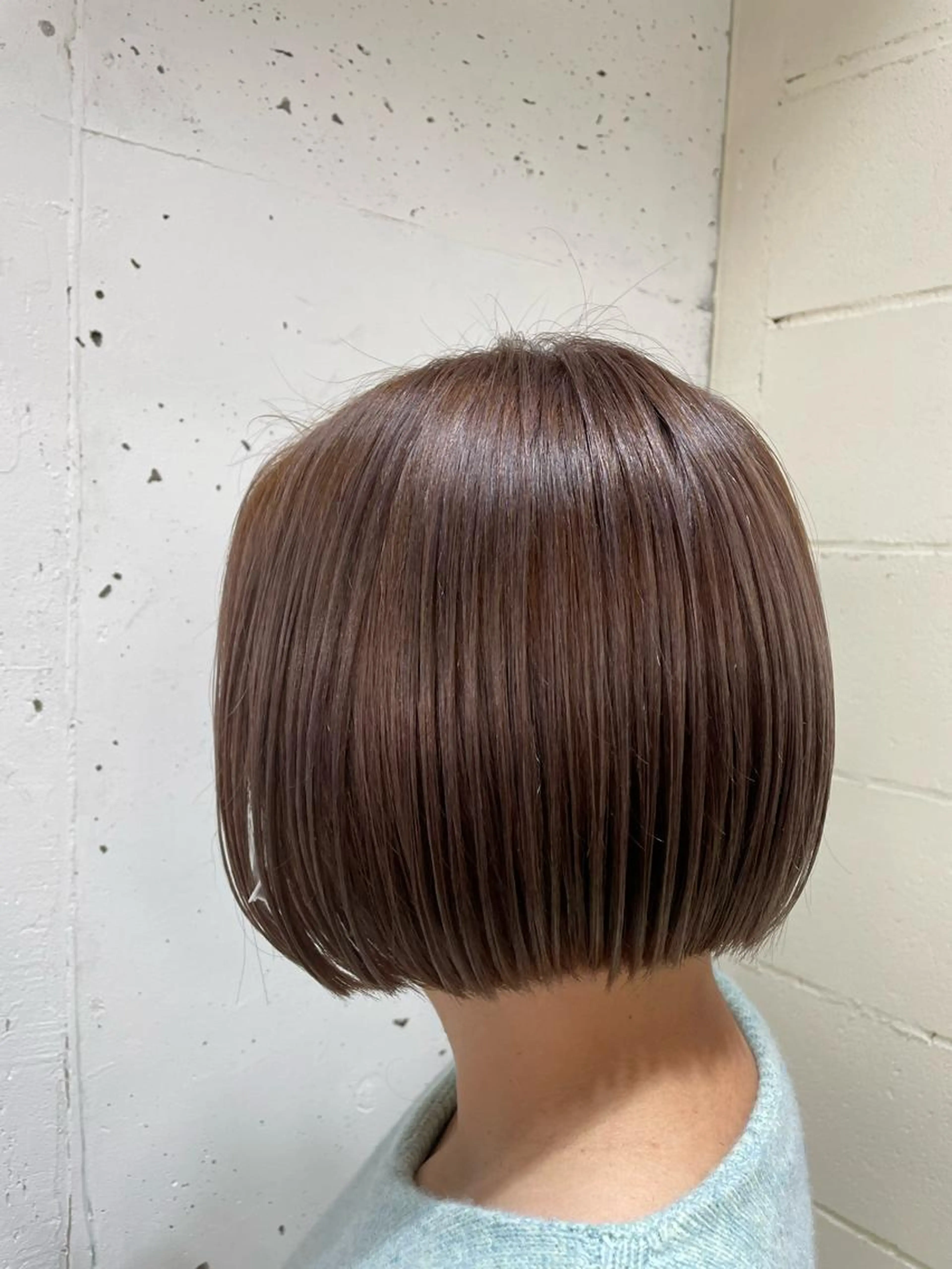 前髪カット＋カラーリングの写真