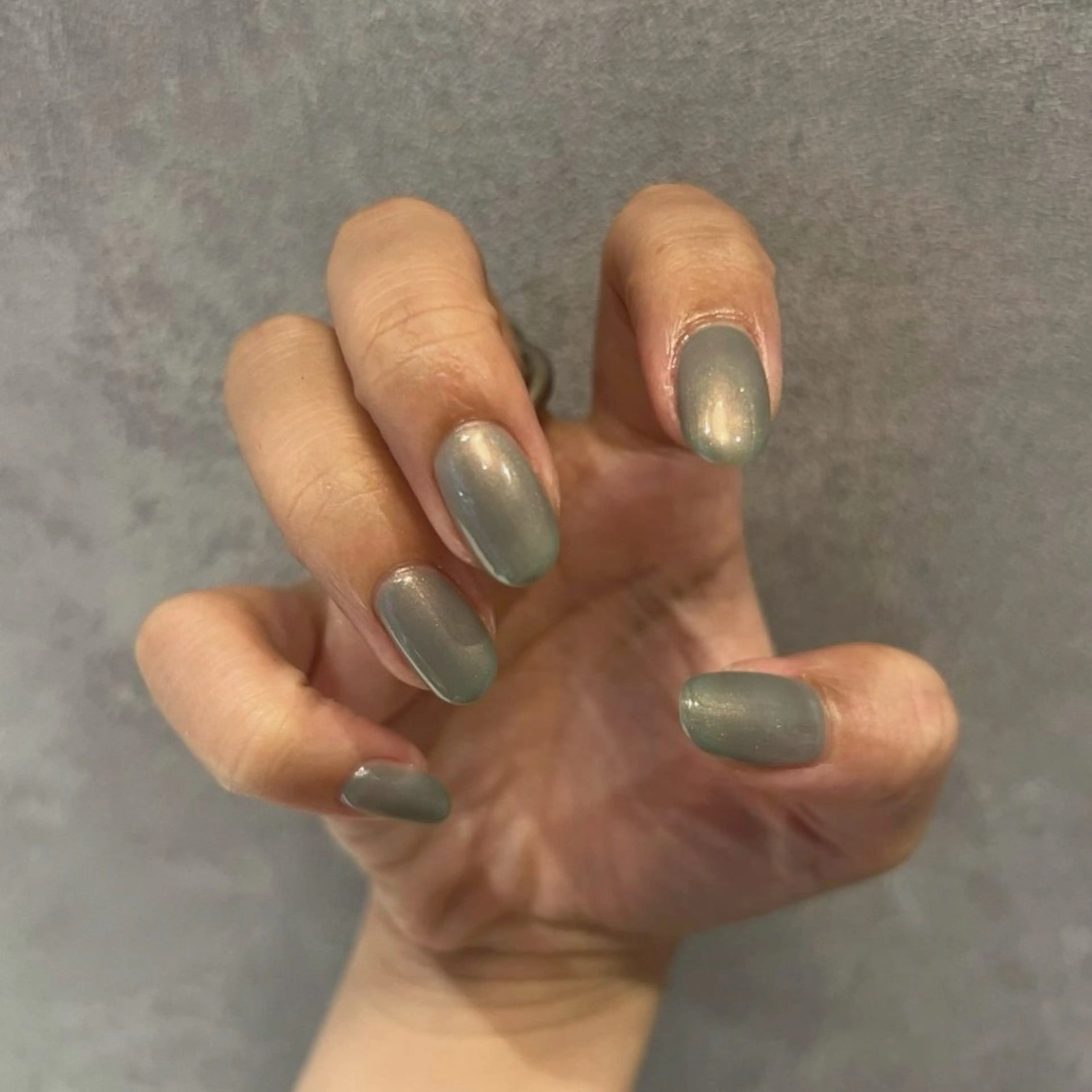 ネイル ワンカラーネイル 星 希乃歌のネイルデザイン