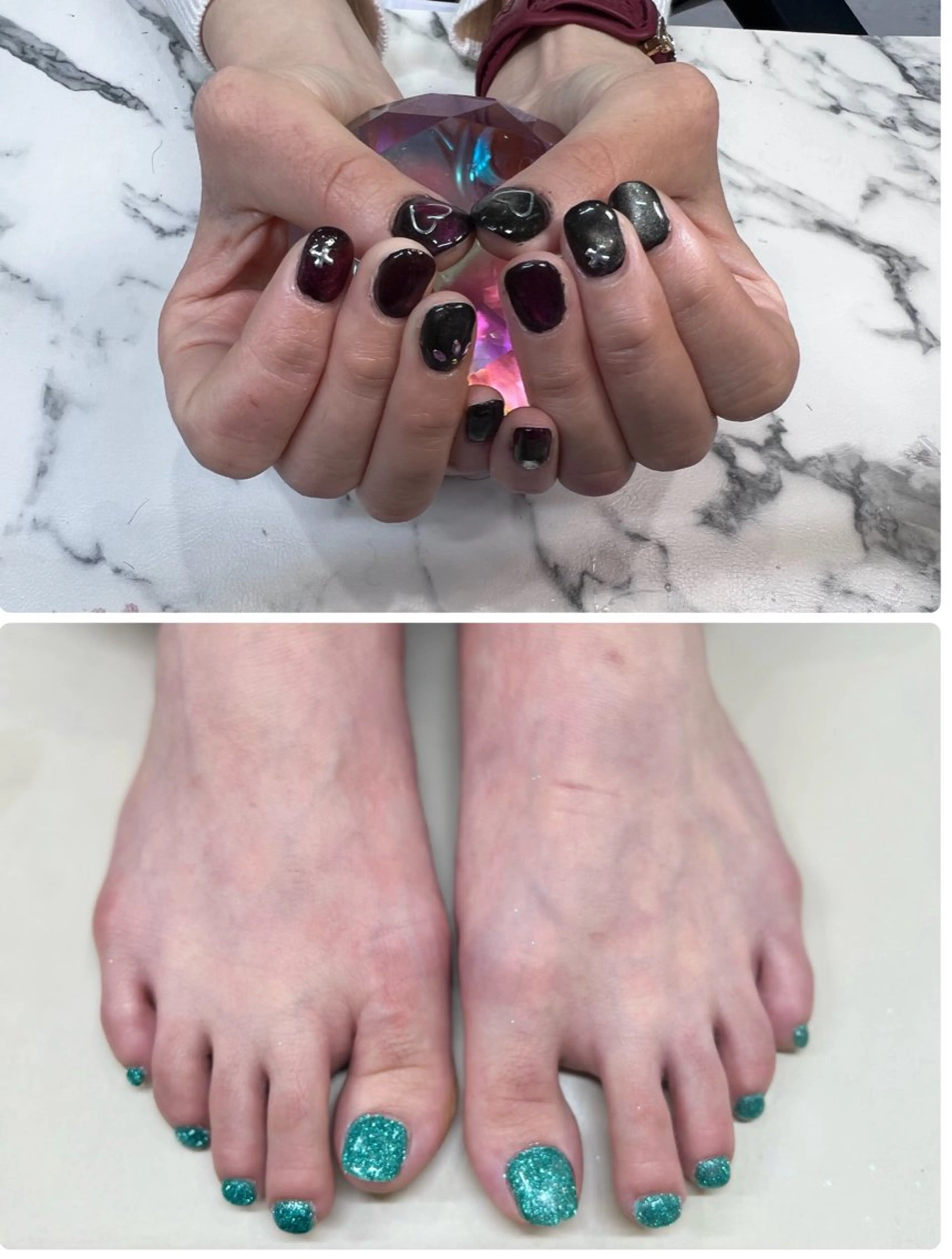 ネイル フラッシュネイル マグネットネイル ビューティサロン 月麗(ルナ)のヘアスタイル