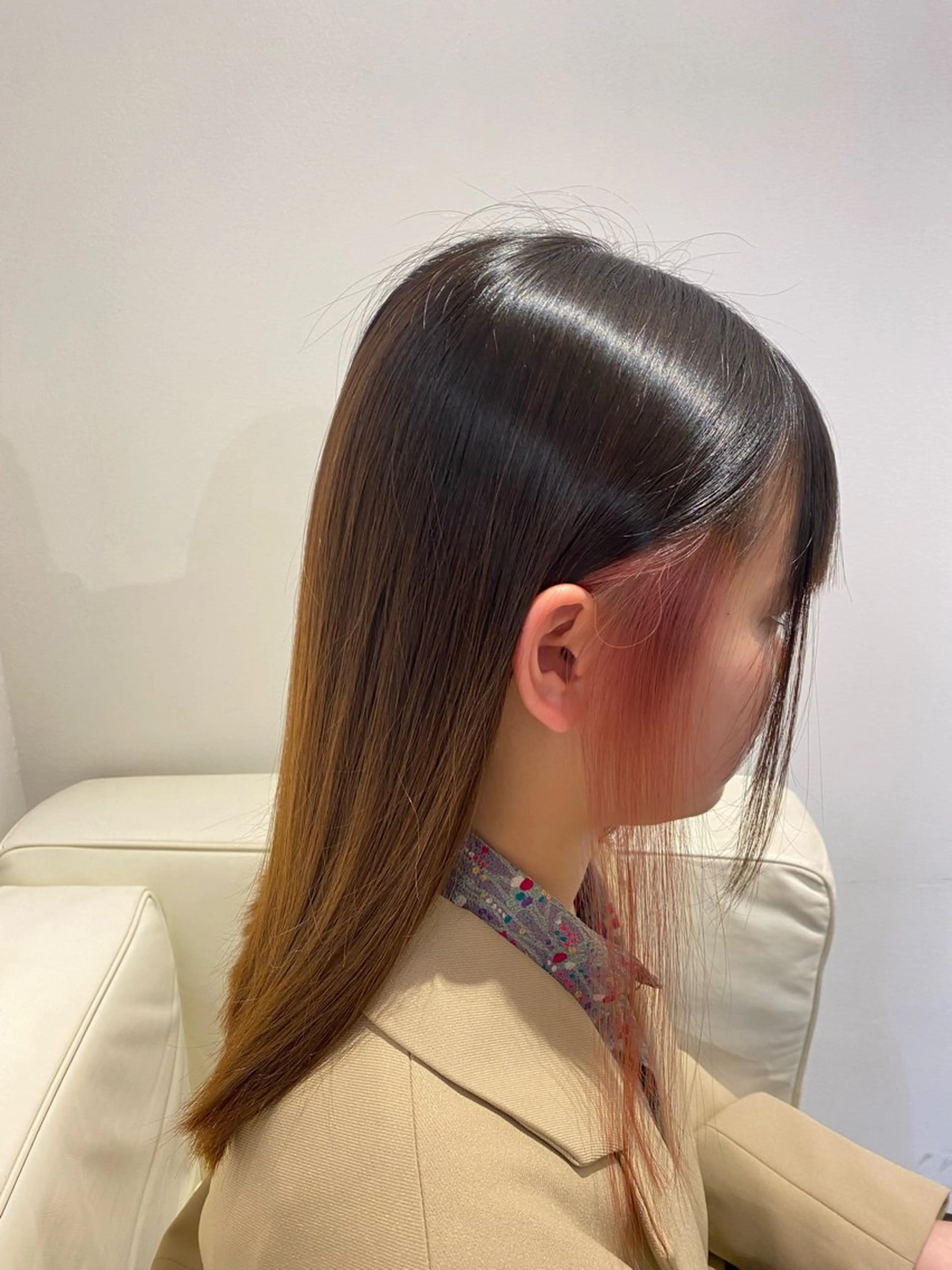 ミディアム カラー ベレーザ渋谷所属・圧倒的クオリティのブ リーチ/Tomokiのヘアスタイル
