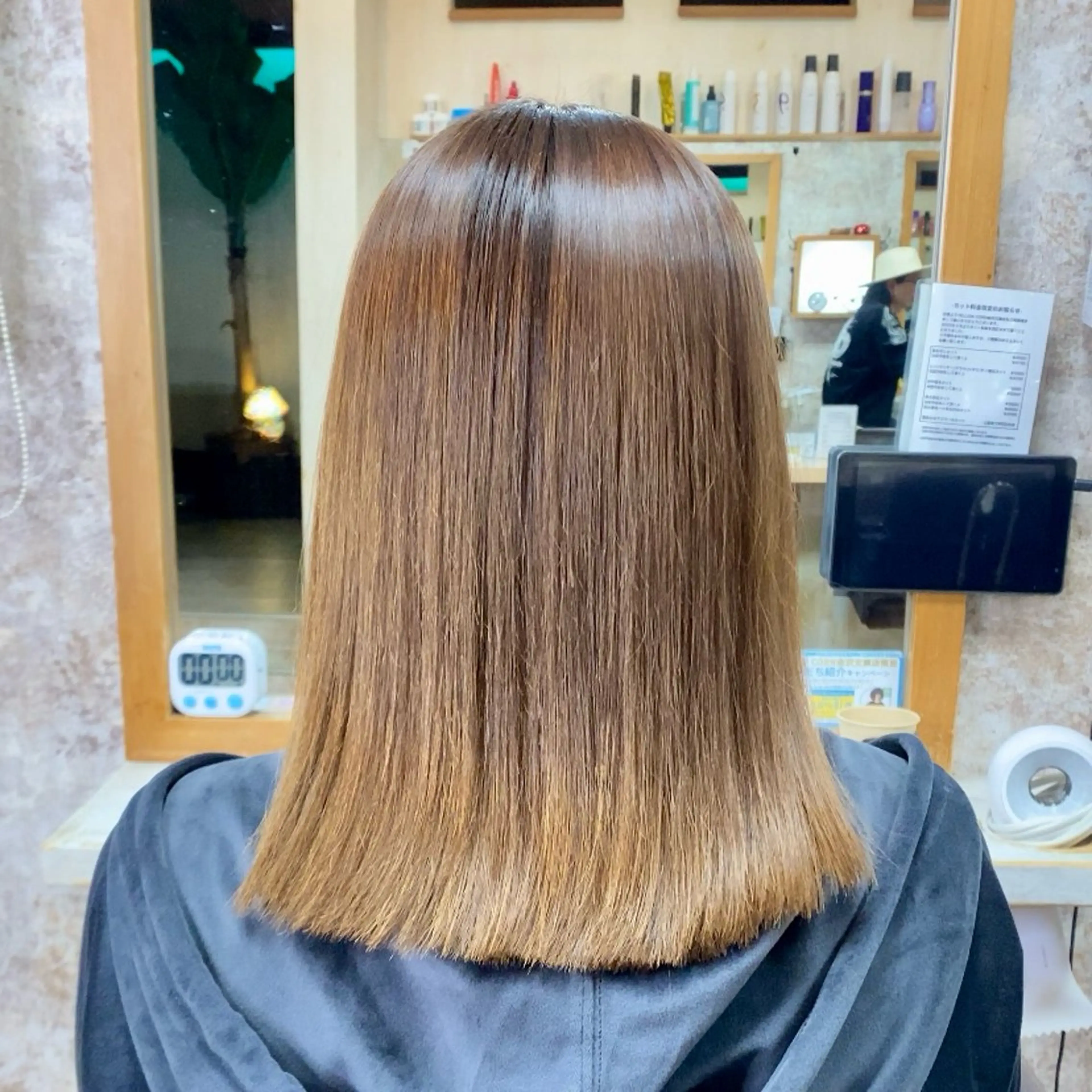 セミロング カット 【金沢文庫4分】髪質 改善/縮毛矯正アラタのヘアスタイル