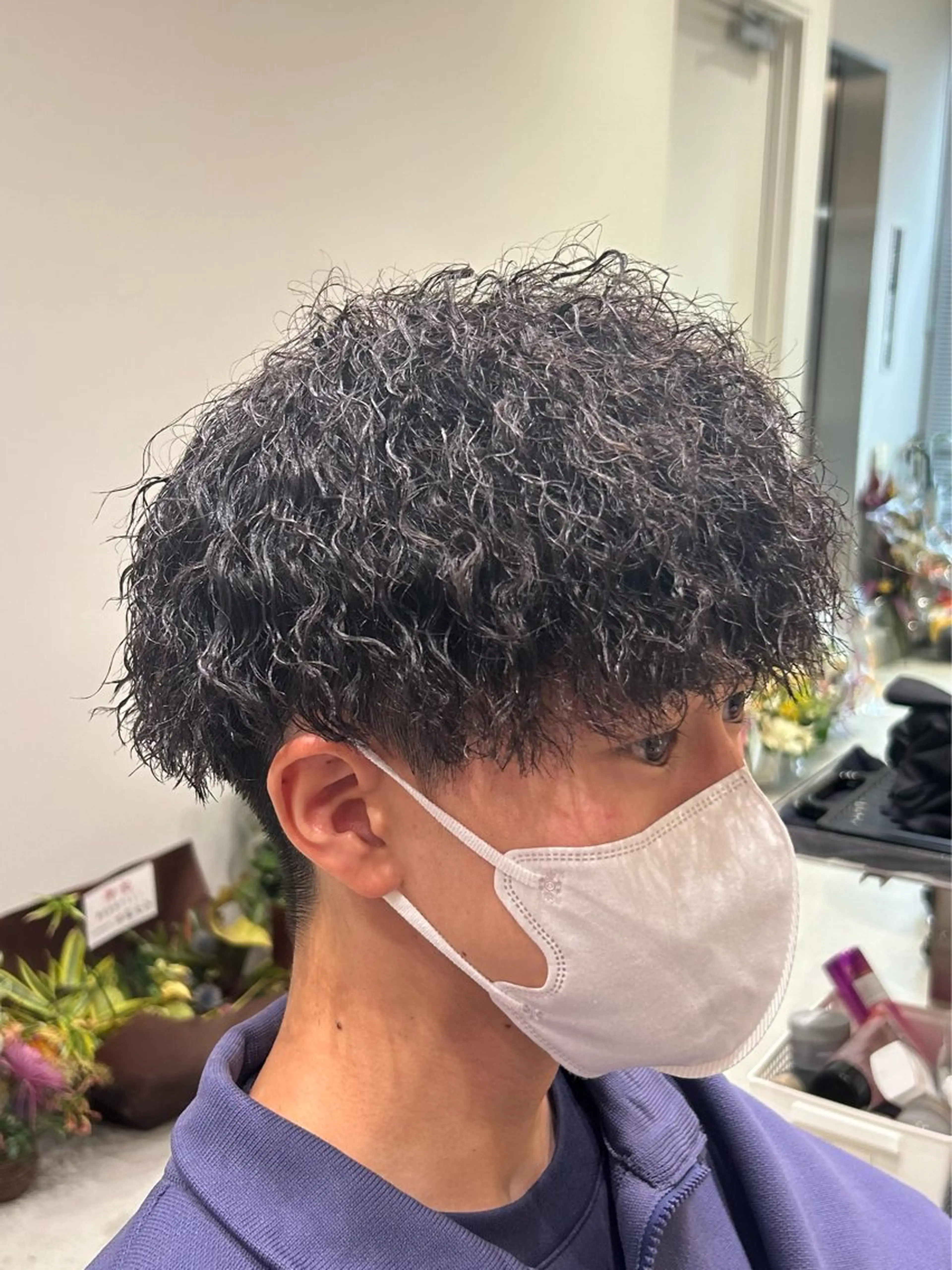 パーマ メンズ フェードカット メンズパーマ 🐲ツイスパ🐲 フェード/龍のヘアスタイル