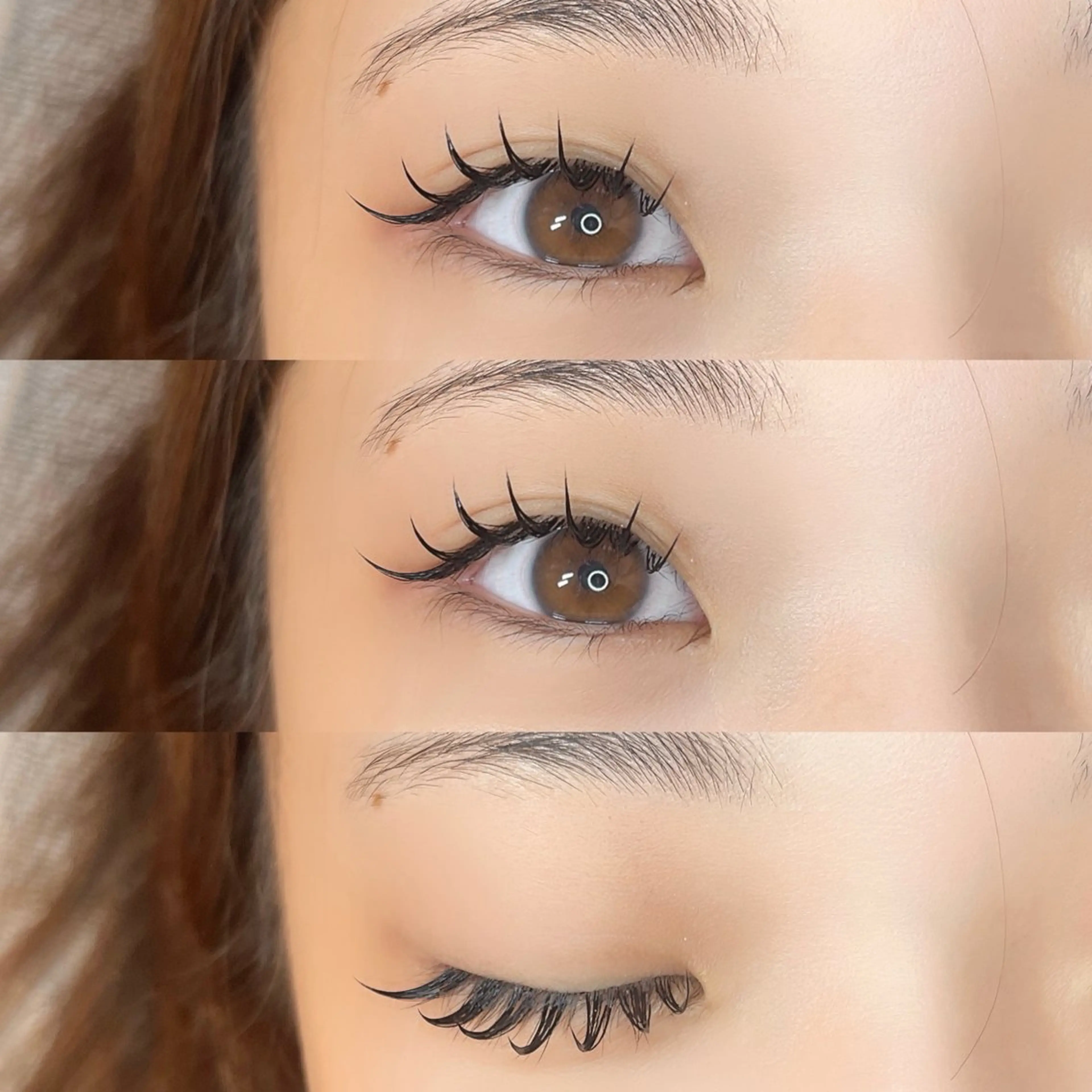 マツエク・マツパ 束感まつ毛 NUAH 水本ひなたのマツエク・マツパデザイン