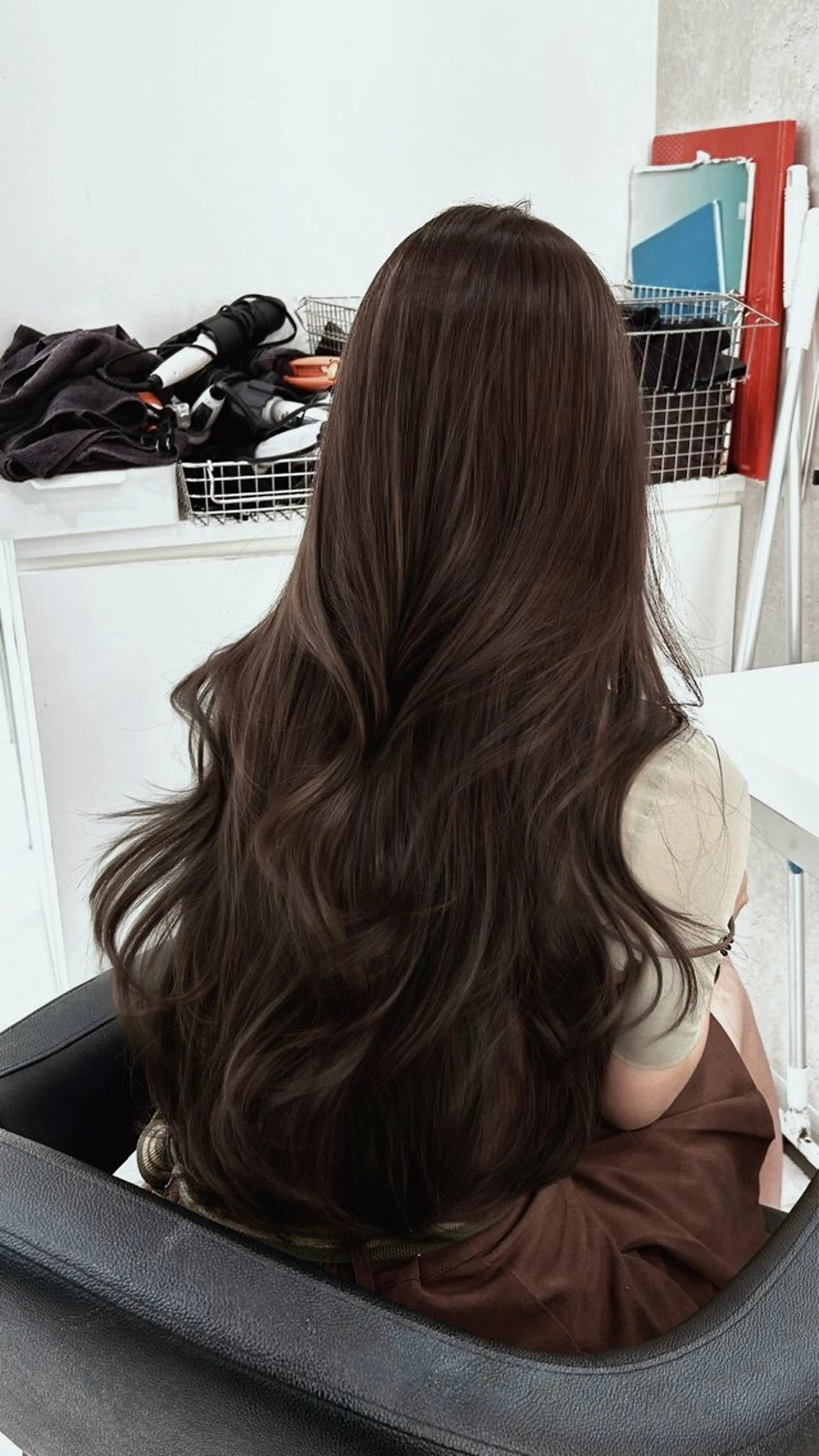 ロング 上品なブラウンカラー 🤎saki🤎のヘアスタイル