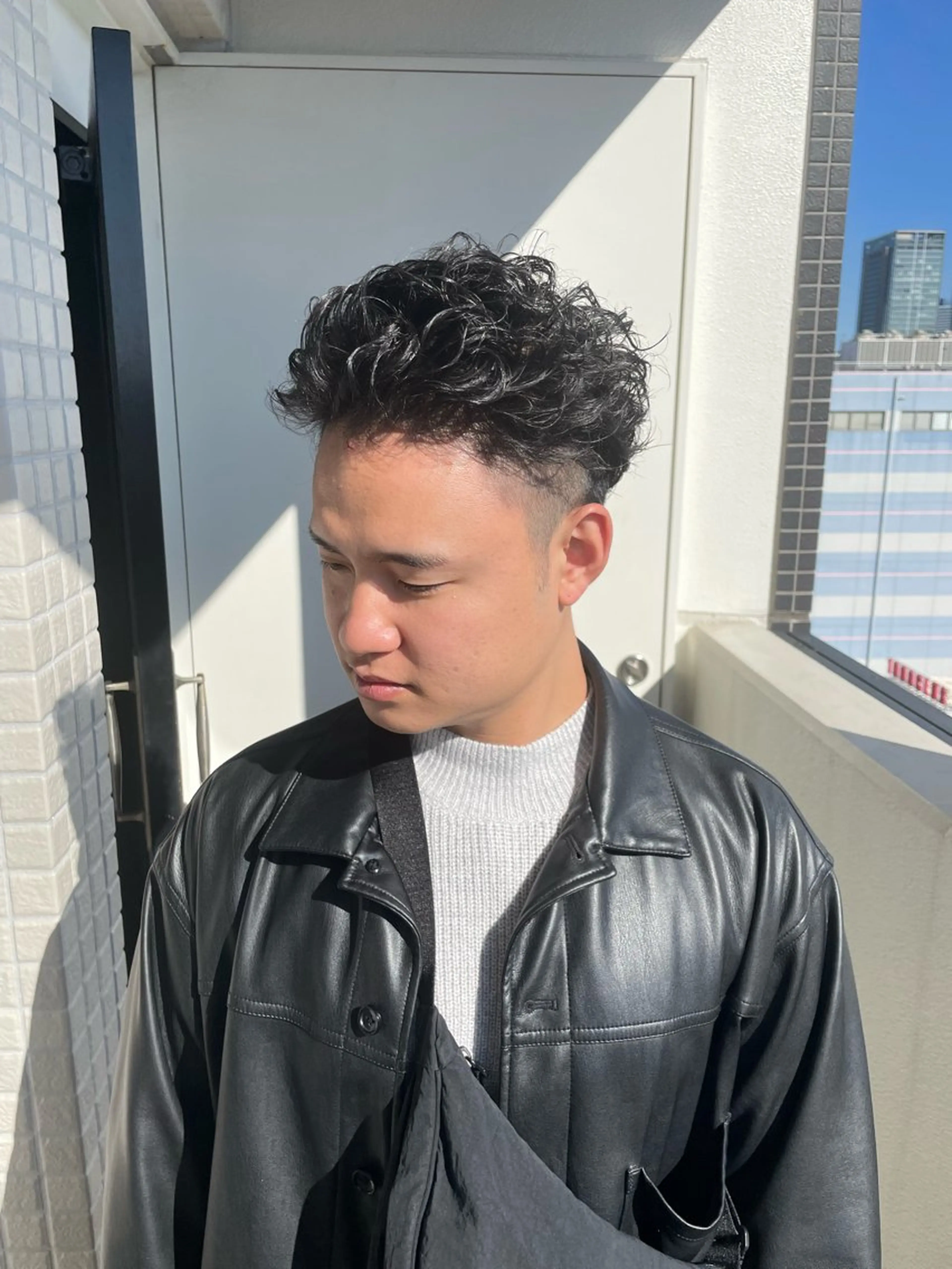 パーマ メンズ カット パーマ ヘアセット メンズ特化 パーマ/オザワのヘアスタイル