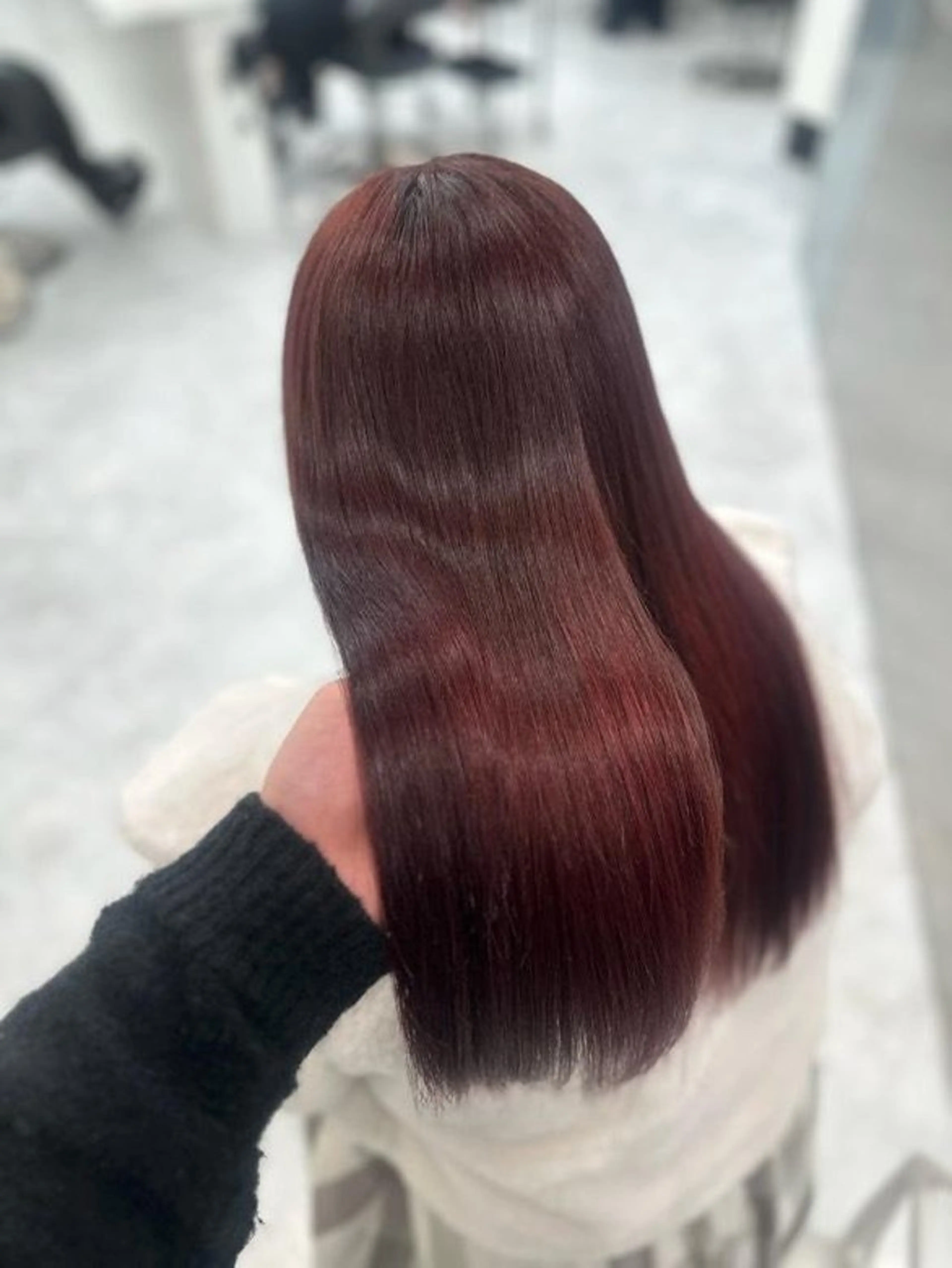 カラー 髪質改善 ヘアカラー トリートメント 🍒renka🍒 ボブ/ショート/暖色のヘアスタイル