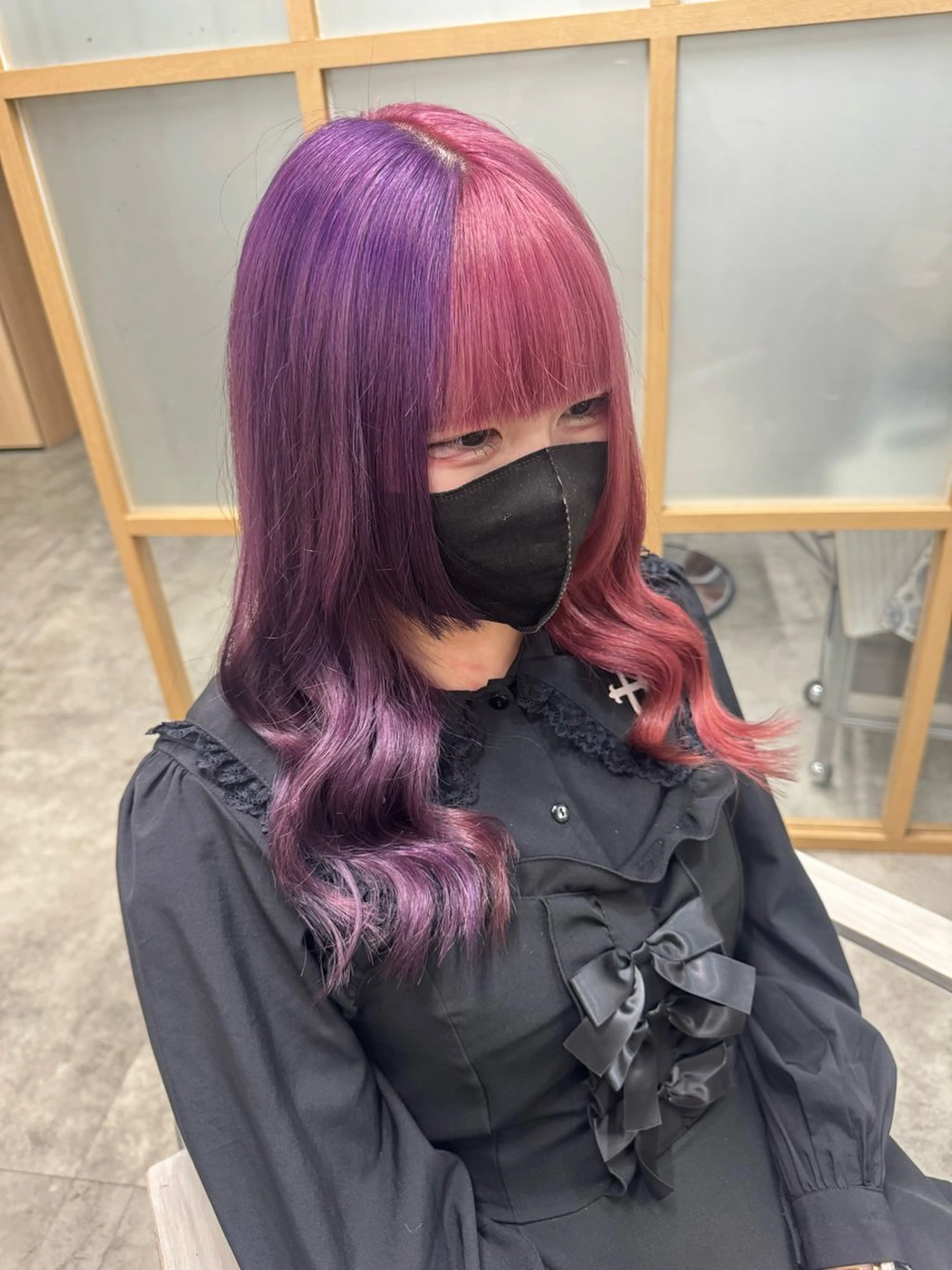 ロング カラー ヘアアレンジ ヘアカラー トリートメント S.BLOOM 川崎 翔哉のヘアスタイル