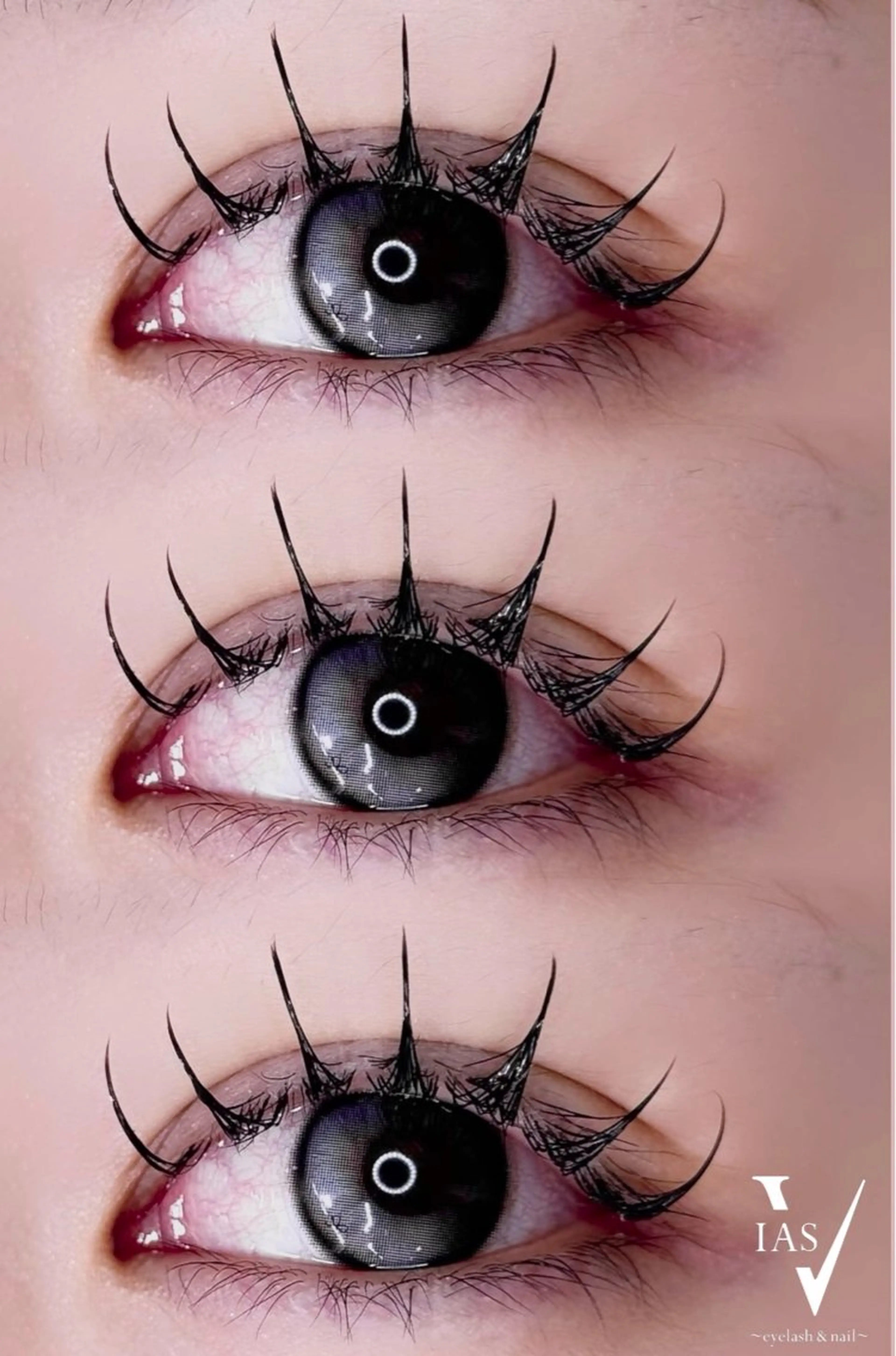 マツエク・マツパ フラットラッシュ VIAS sakiのマツエク・マツパデザイン