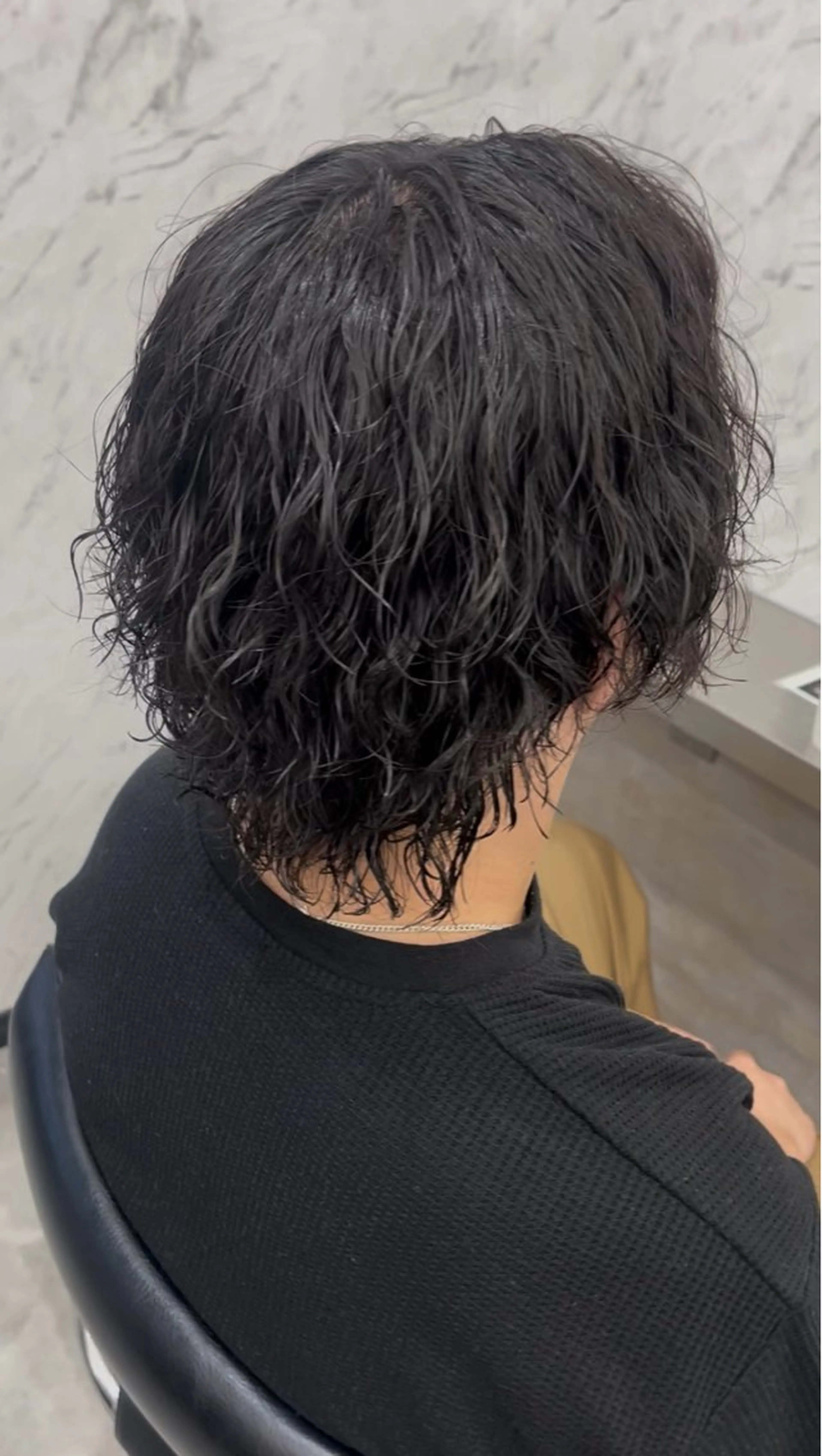 パーマ ツイストスパイラルパーマ ウルフカット スパイラルパーマ Seira 札幌メンズサロンのヘアスタイル