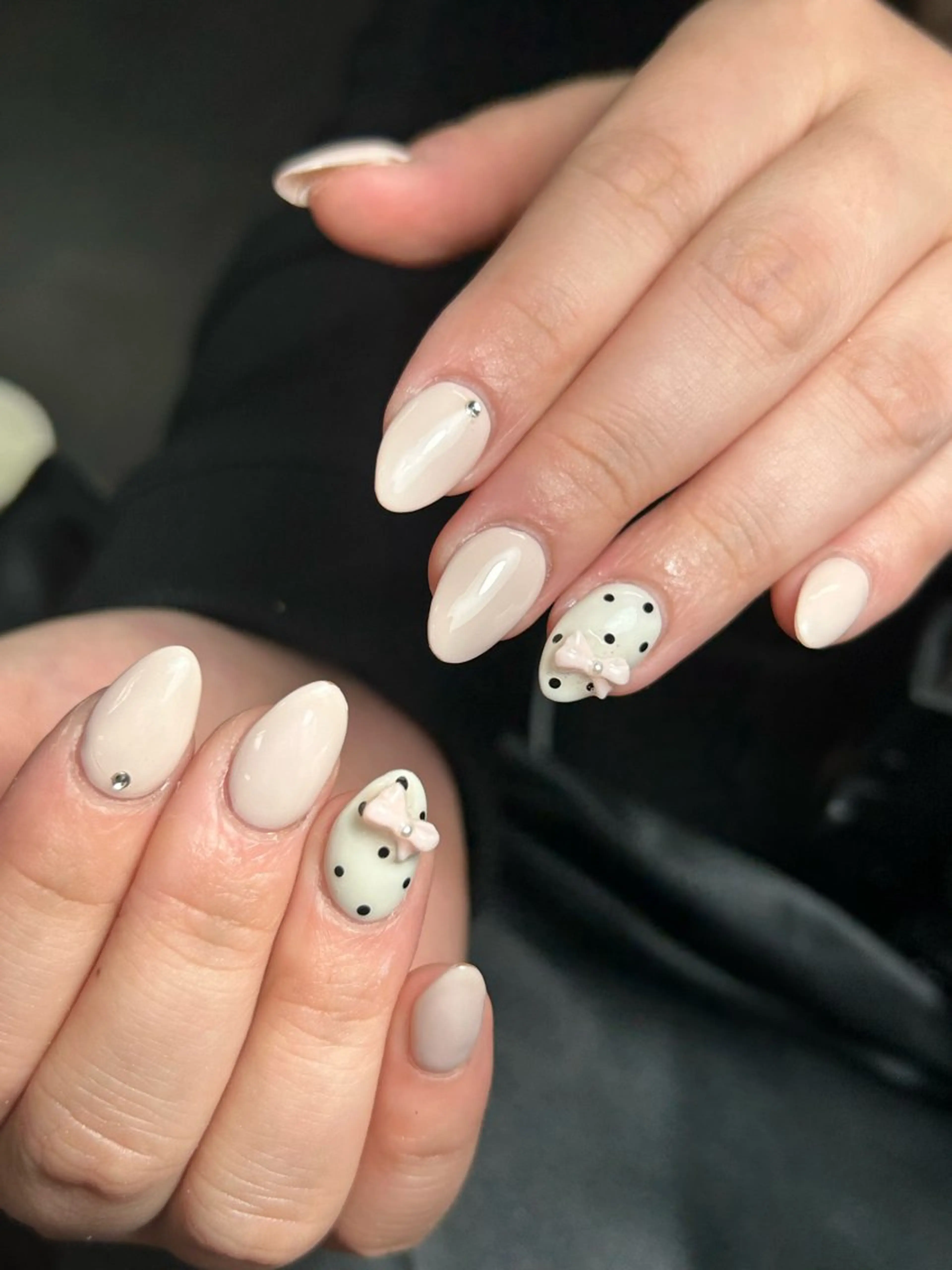 ネイル 韓国ネイル 持ち込み ニュアンスネイル ネイルチップ 冬ネイル RINN ANA.CHUOのネイルデザイン