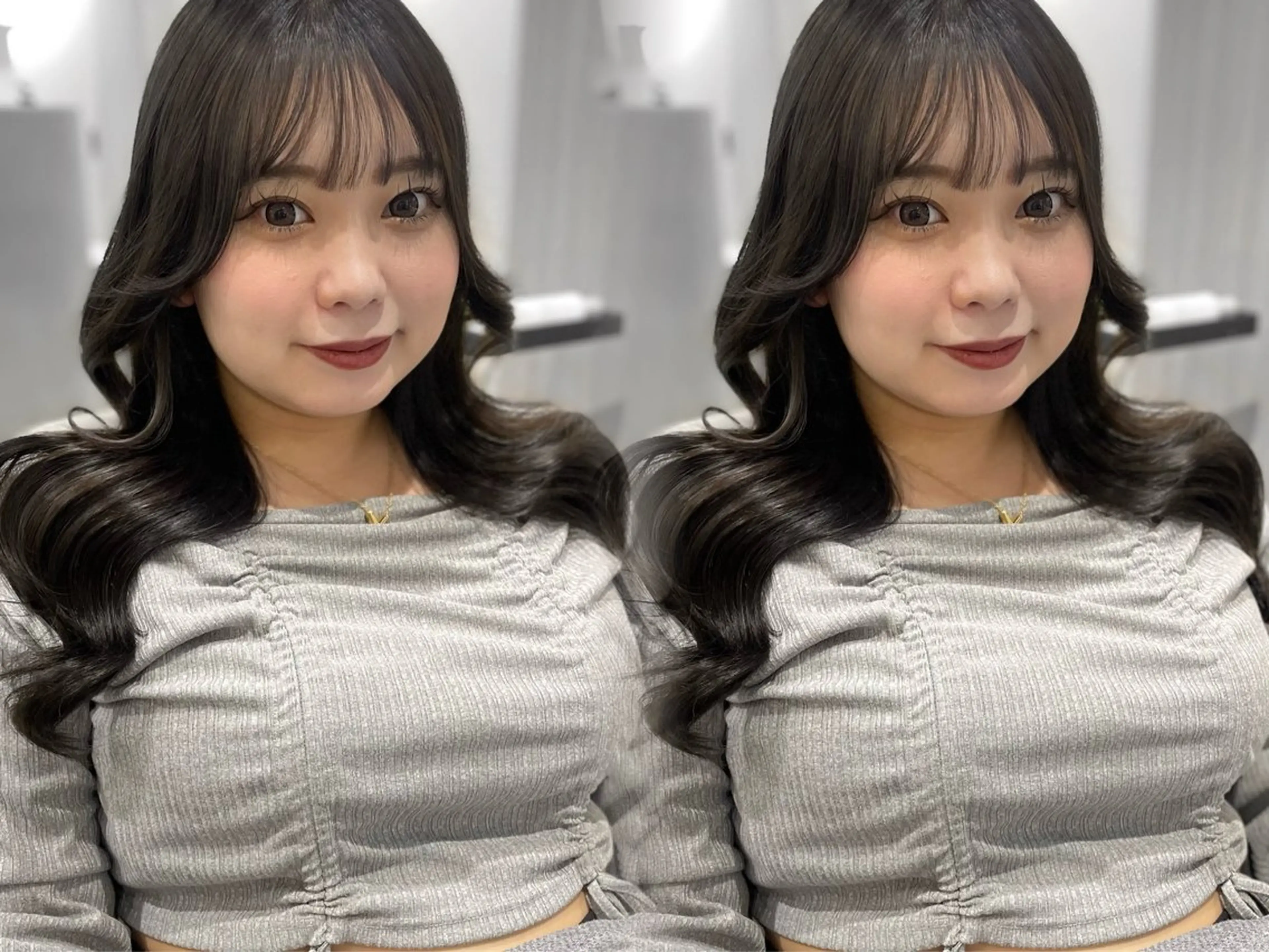 セミロング erina🍑新宿/ 艶カラー/レイヤーのヘアスタイル