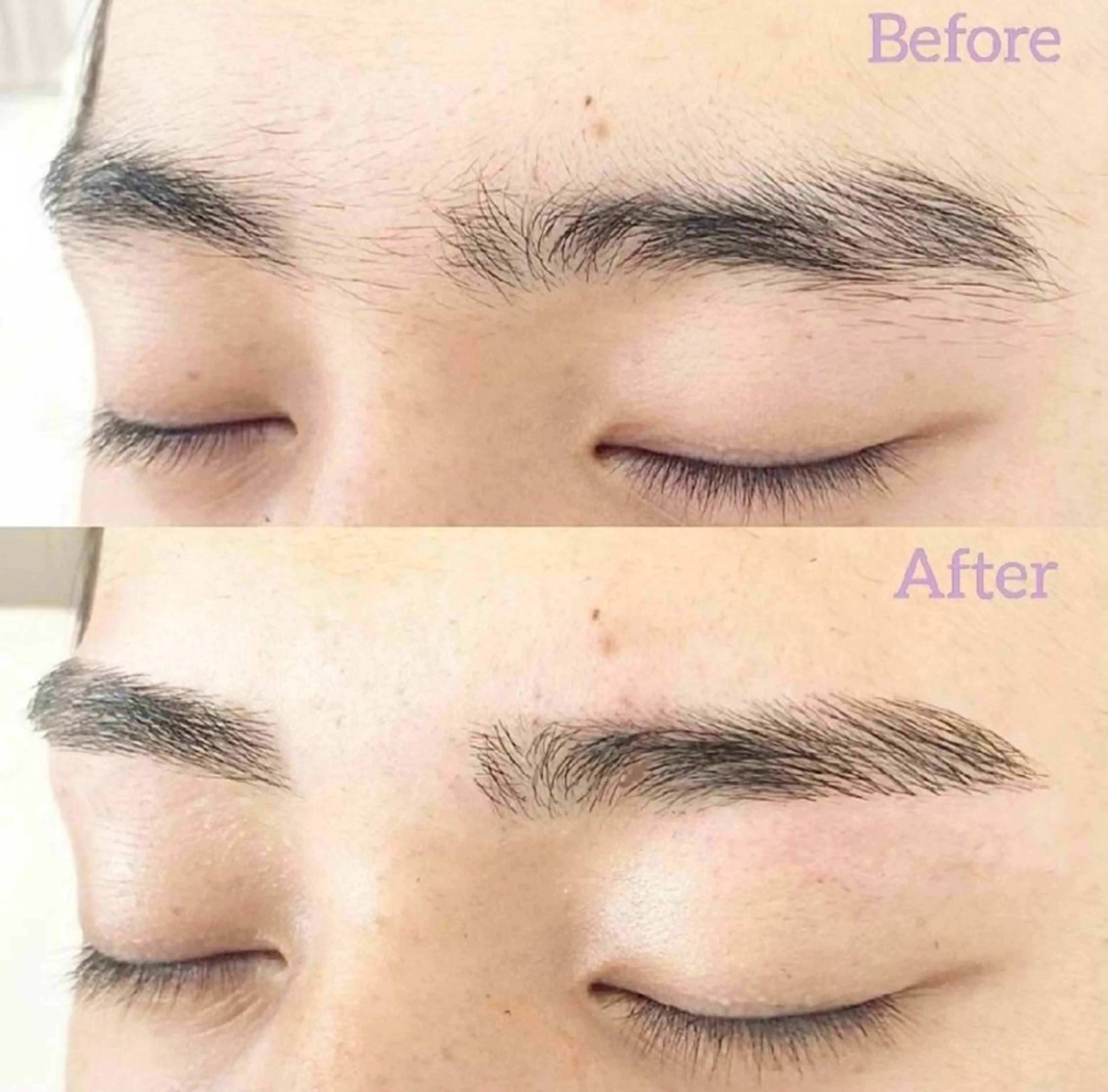 メンズ アイブロウ リシェルアロハ川西 眞藤のマツエク・マツパデザイン