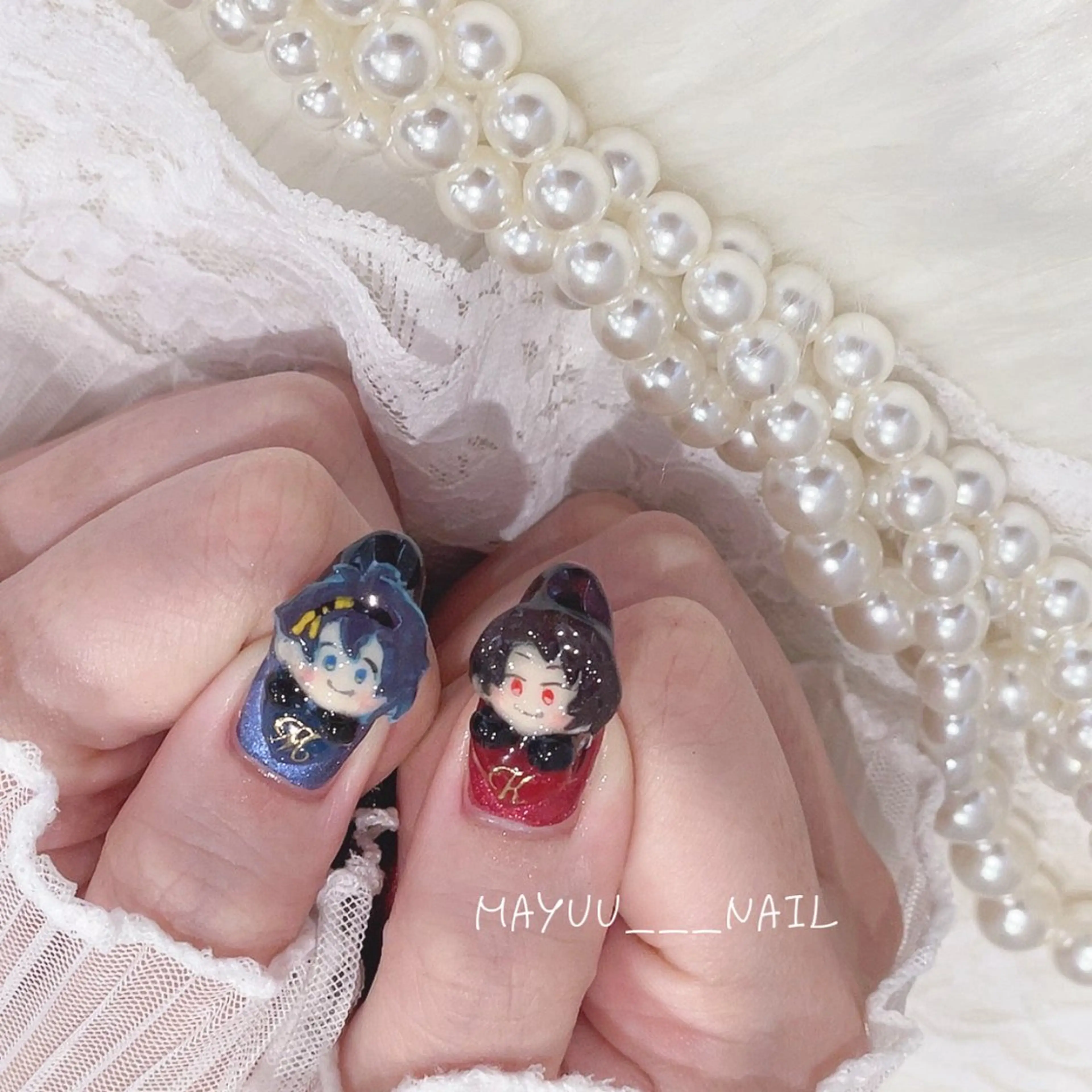 ネイル 🎀 Mayu 🎀痛ネイルのネイルデザイン