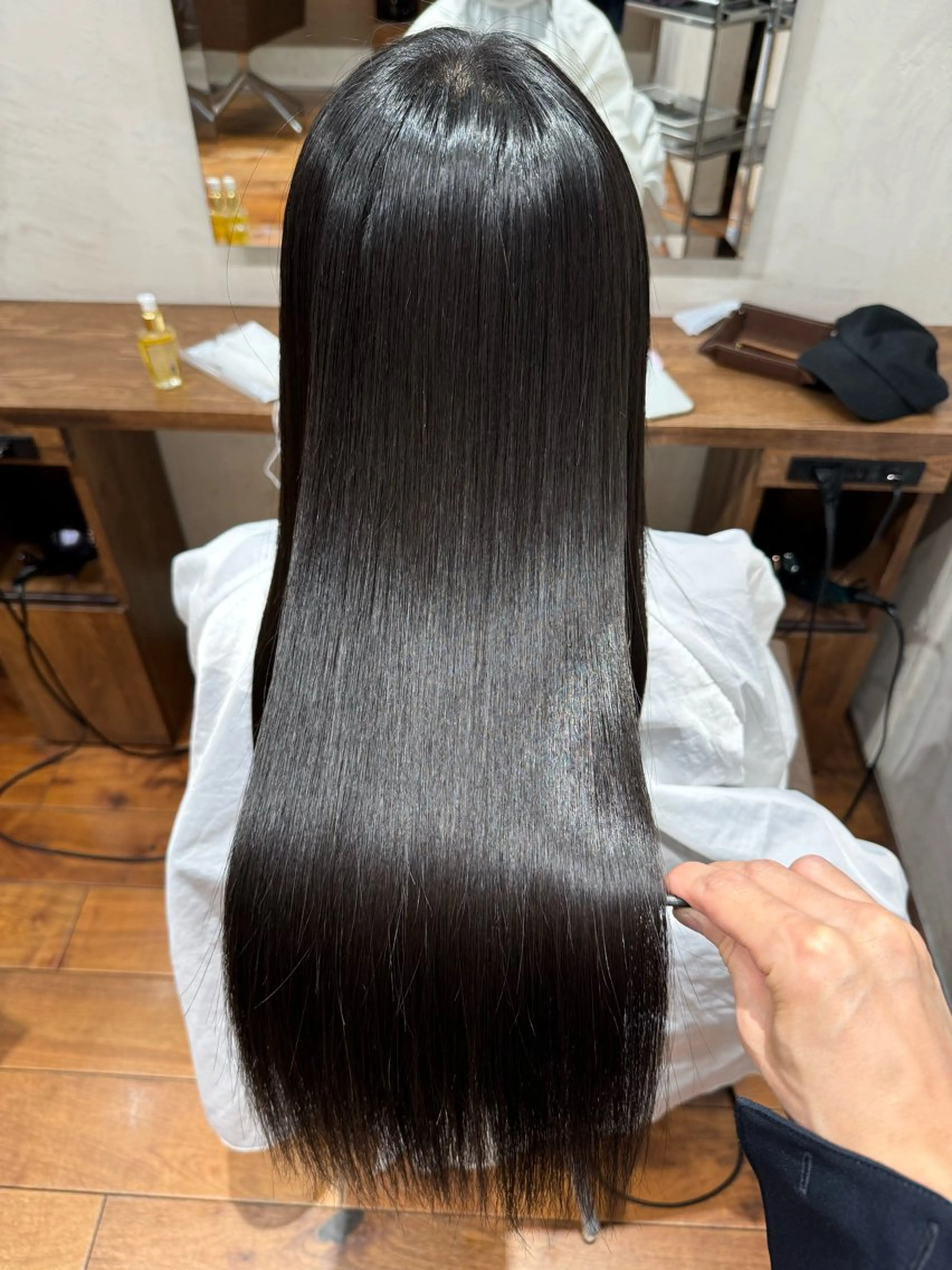 ロング トリートメント 年齢悩みを全て解消/ 白髪と癖毛　松本雄光のヘアスタイル