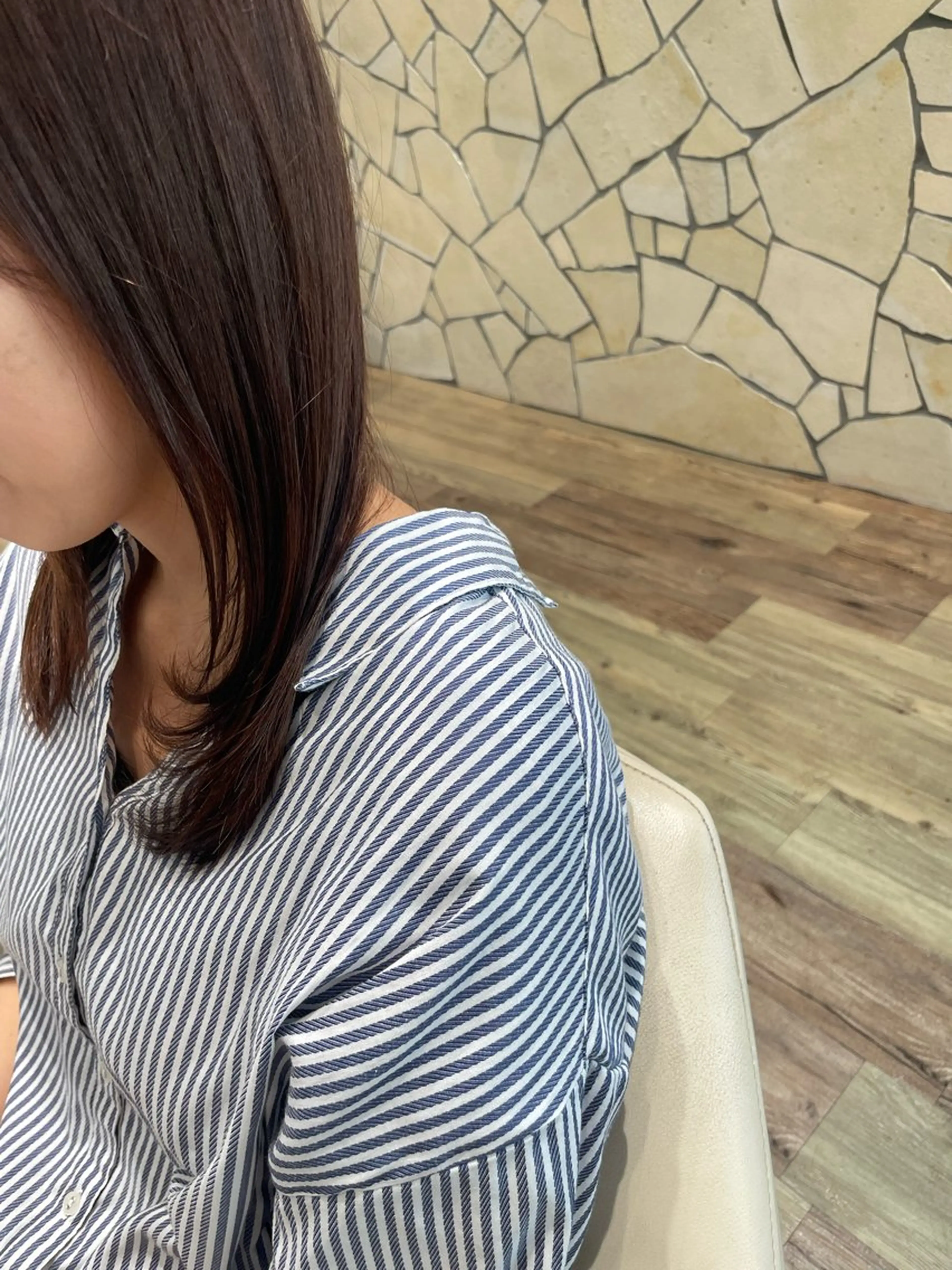 ロング レイヤーカット k-twoたき✨艶感 カラー/美髪矯正のヘアスタイル