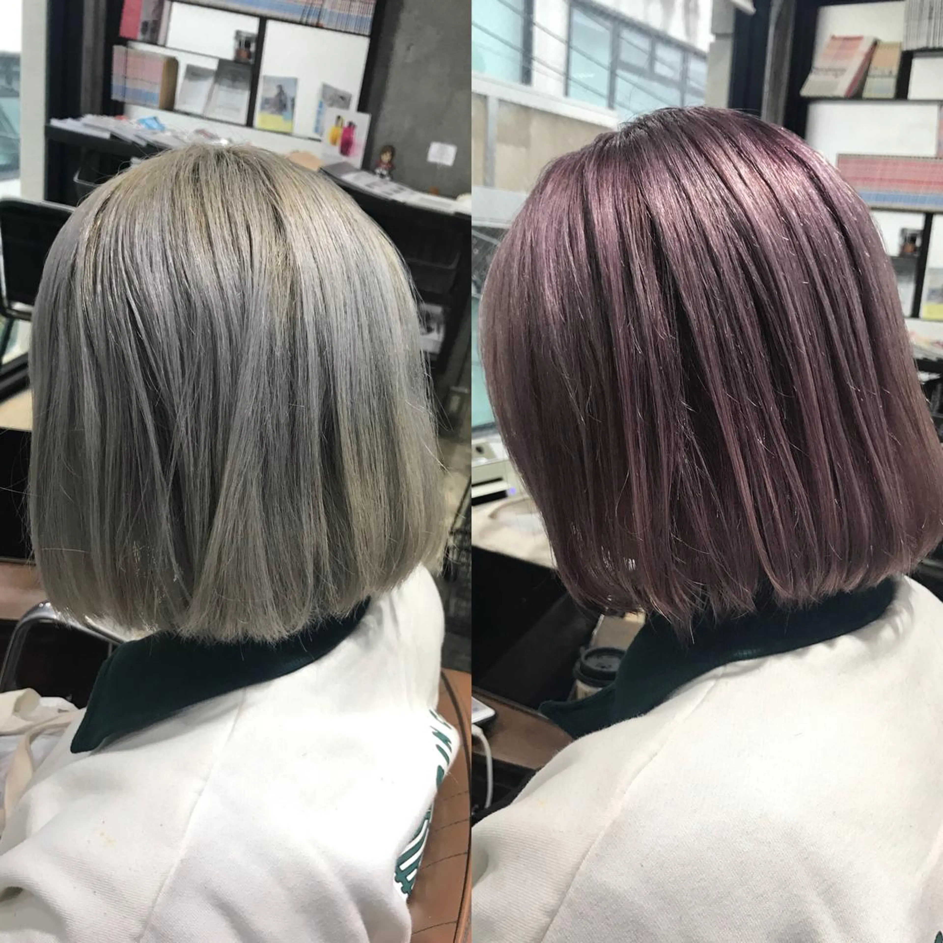 ミディアム カラー パーマ ヘアアレンジ メンズ キッズ ネイル マツエク・マツパ ラベンダーカラー ピンクカラー ピンクラベンダー カラーマツエク ピンク サロンドミルク 原宿のヘアスタイル