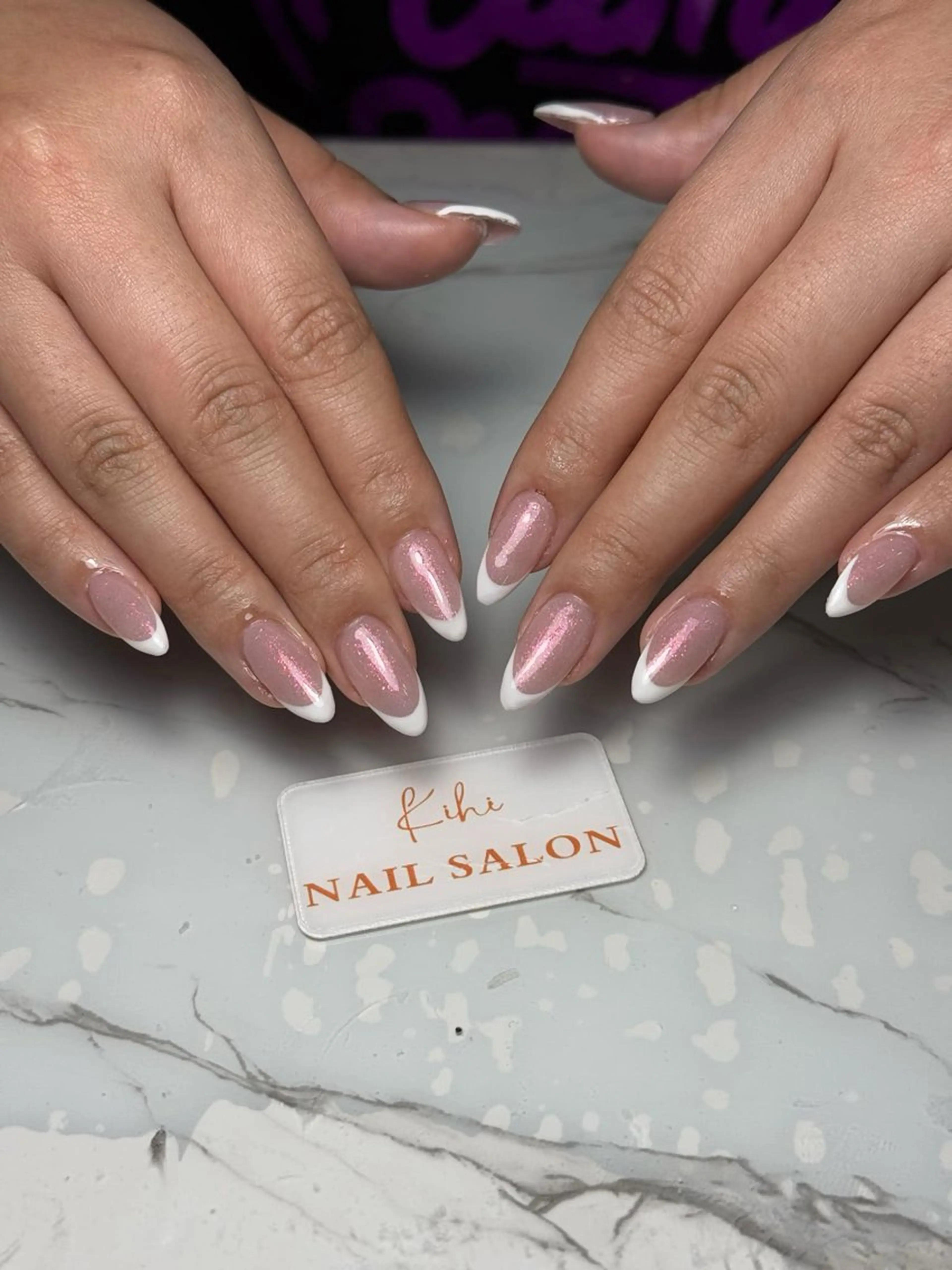 ネイル アートネイル フレンチネイル ジェルネイル グラデーション 韓国ネイル ハンドネイル ハンドケア さくら💮💮 【オフ無料】のネイルデザイン