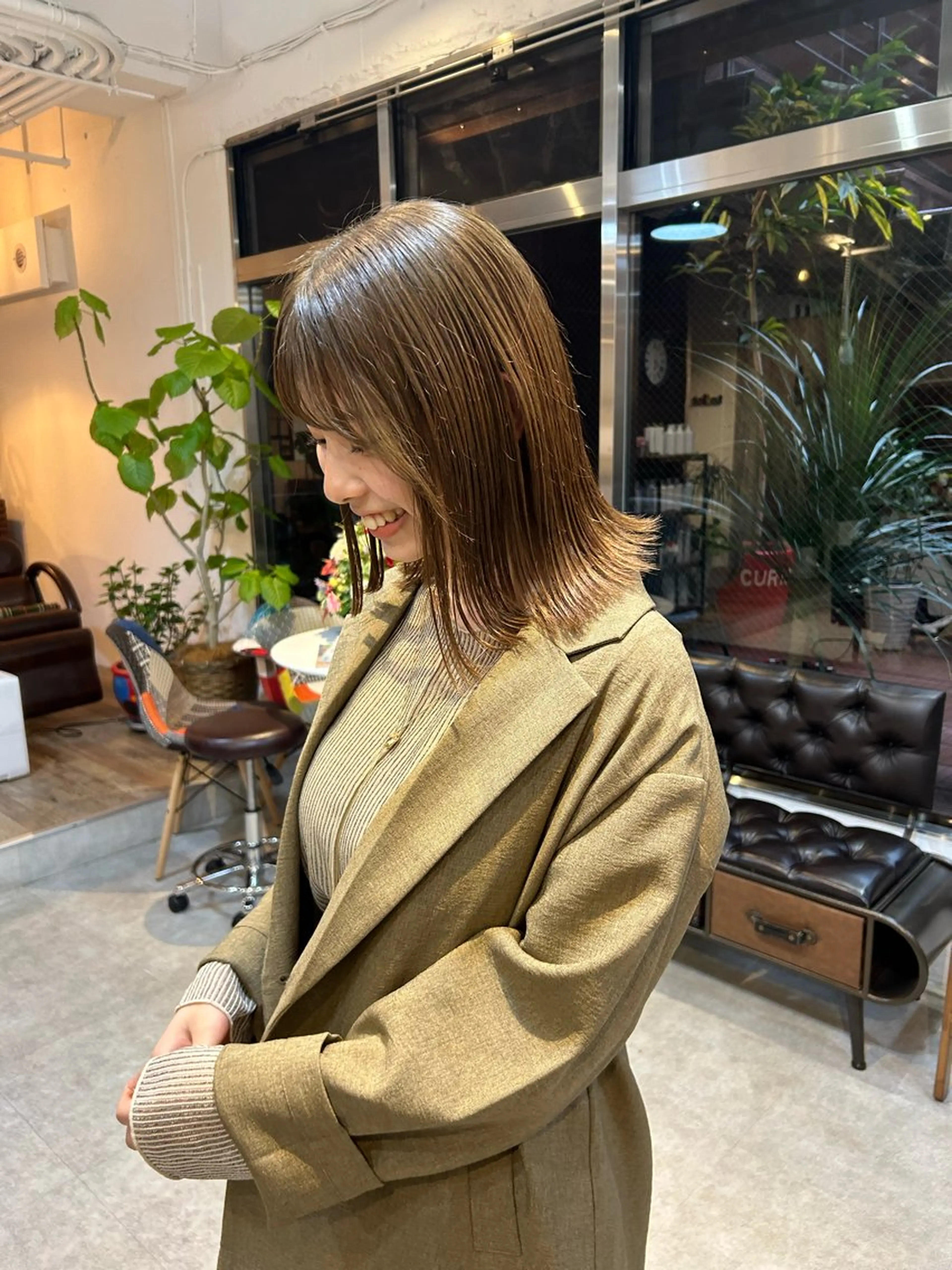 ミディアム カラー CURIO/南船場 /RIN💈🍎のヘアスタイル