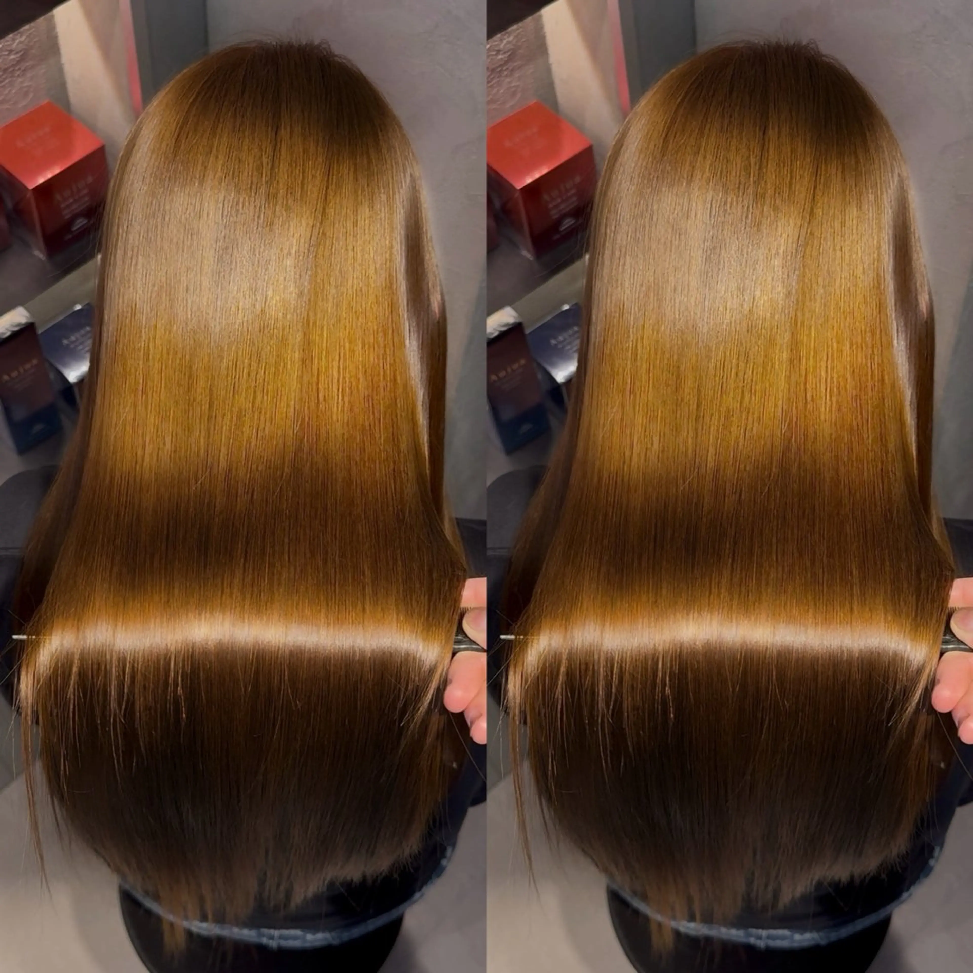 ロング カラー ブリーチ 髪質改善 縮毛矯正 トリートメント 酸性ストレート 新宿/髪質改善支持率 Ｎｏ．1💍yasuのヘアスタイル