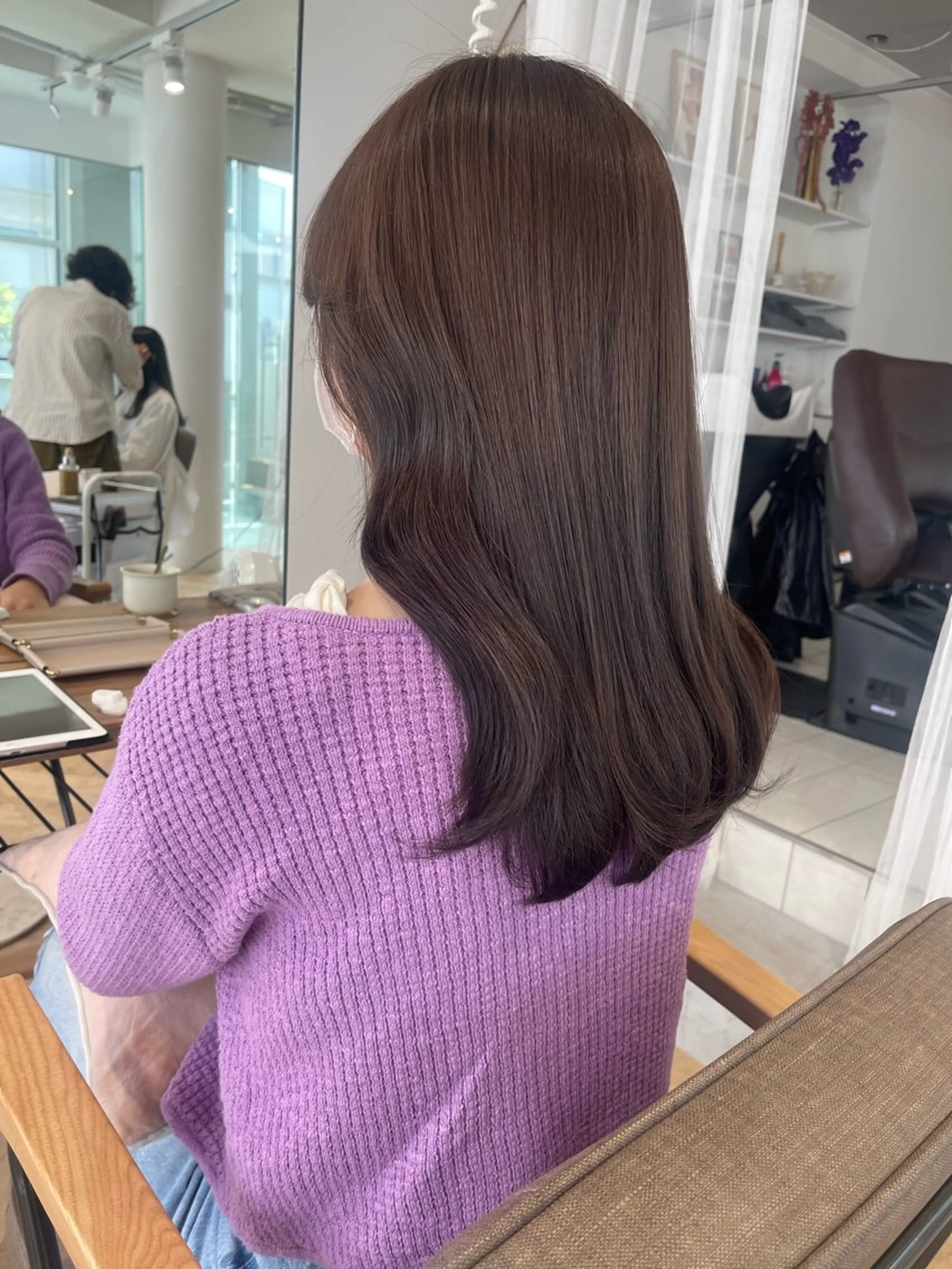 カラー ベージュカラー ヘアカラー ボブ/レイヤー /河内温太のヘアスタイル